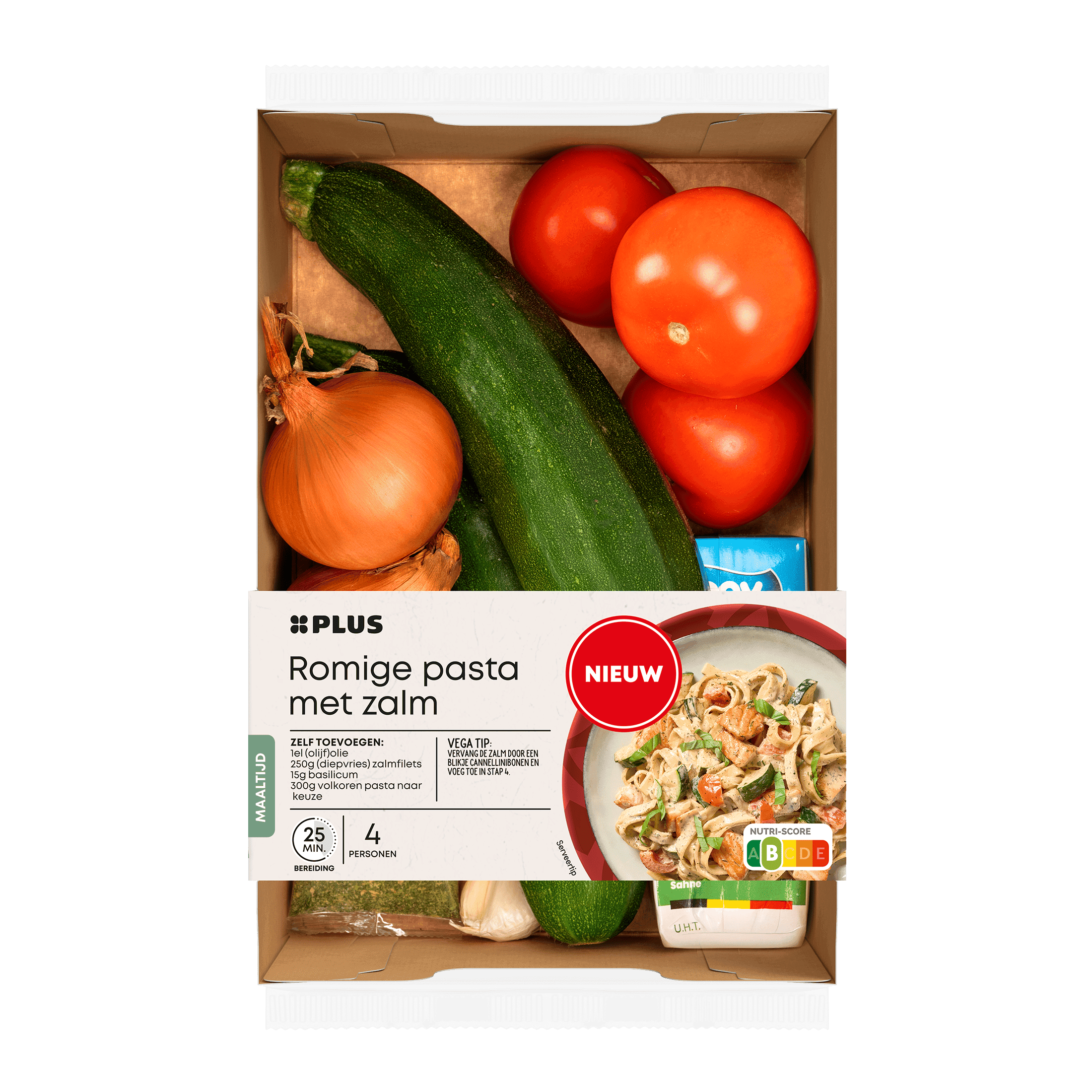 PLUS Verspakket Pasta met zalm