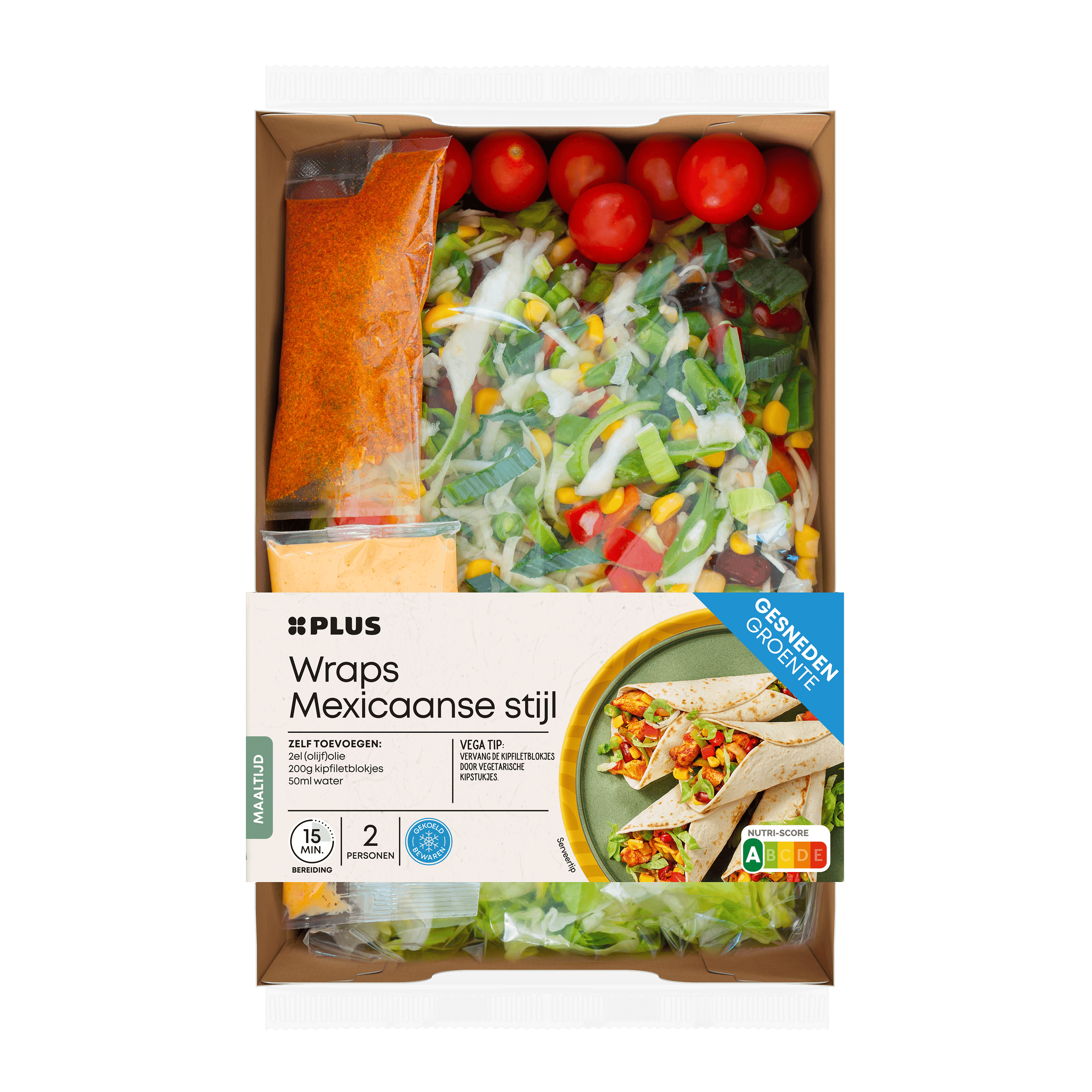 PLUS Gesneden verspakket Mexicaanse wraps