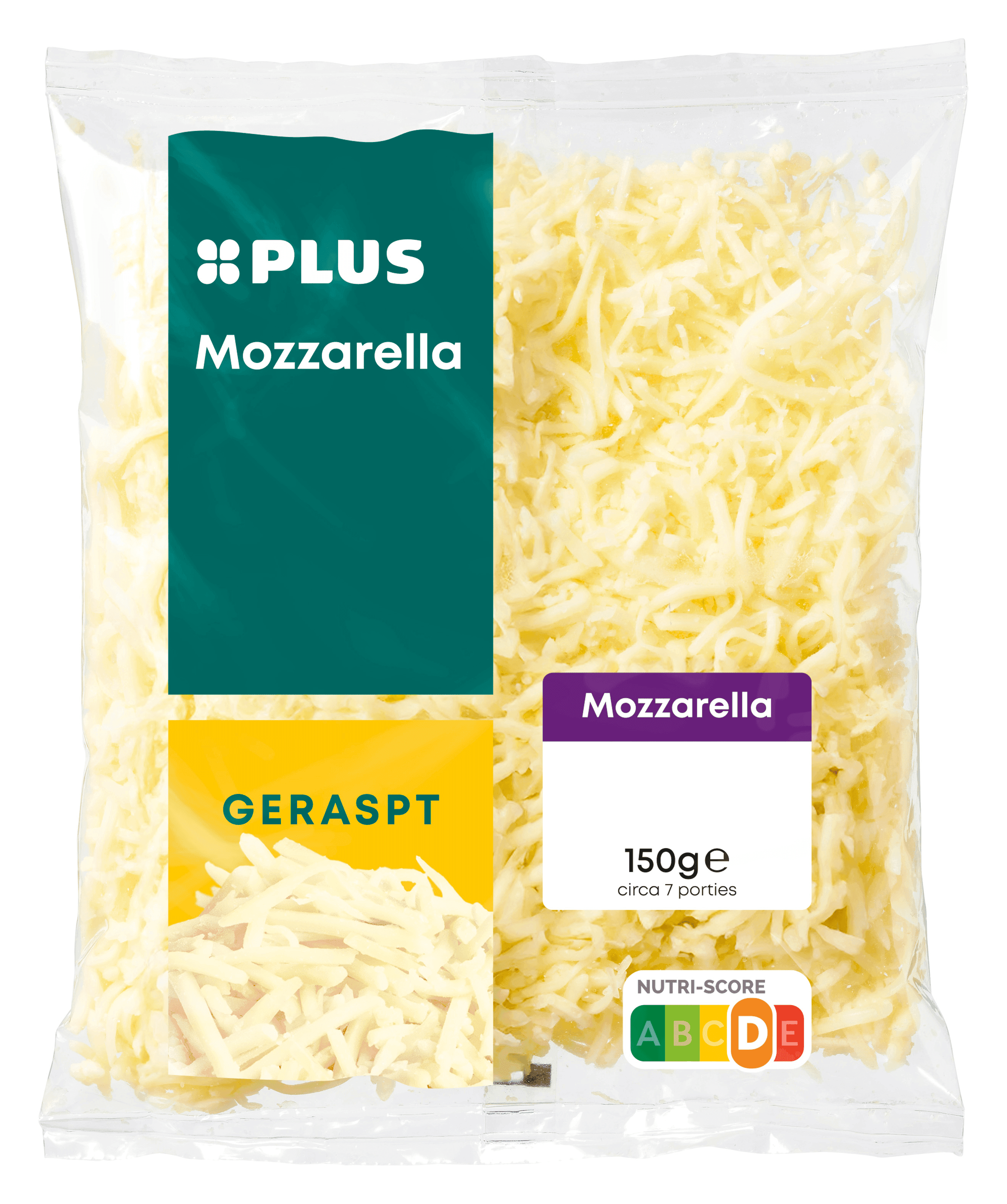 PLUS Geraspte kaas mozzarella