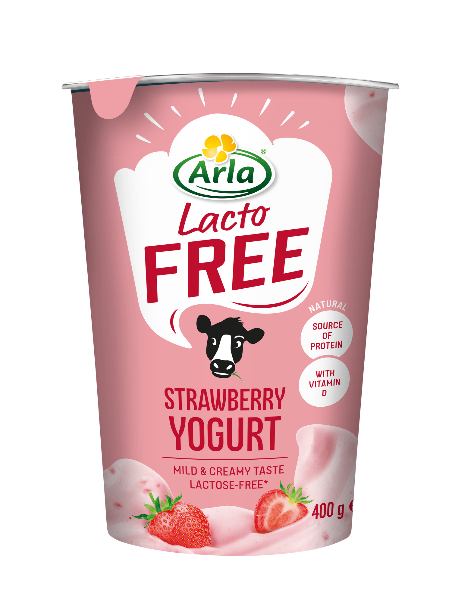 Arla Lactofree yoghurt aardbei lactosevrij