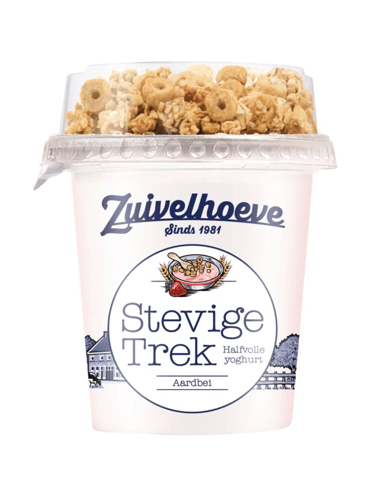 Zuivelhoeve Stevige trek Aardbei 310g