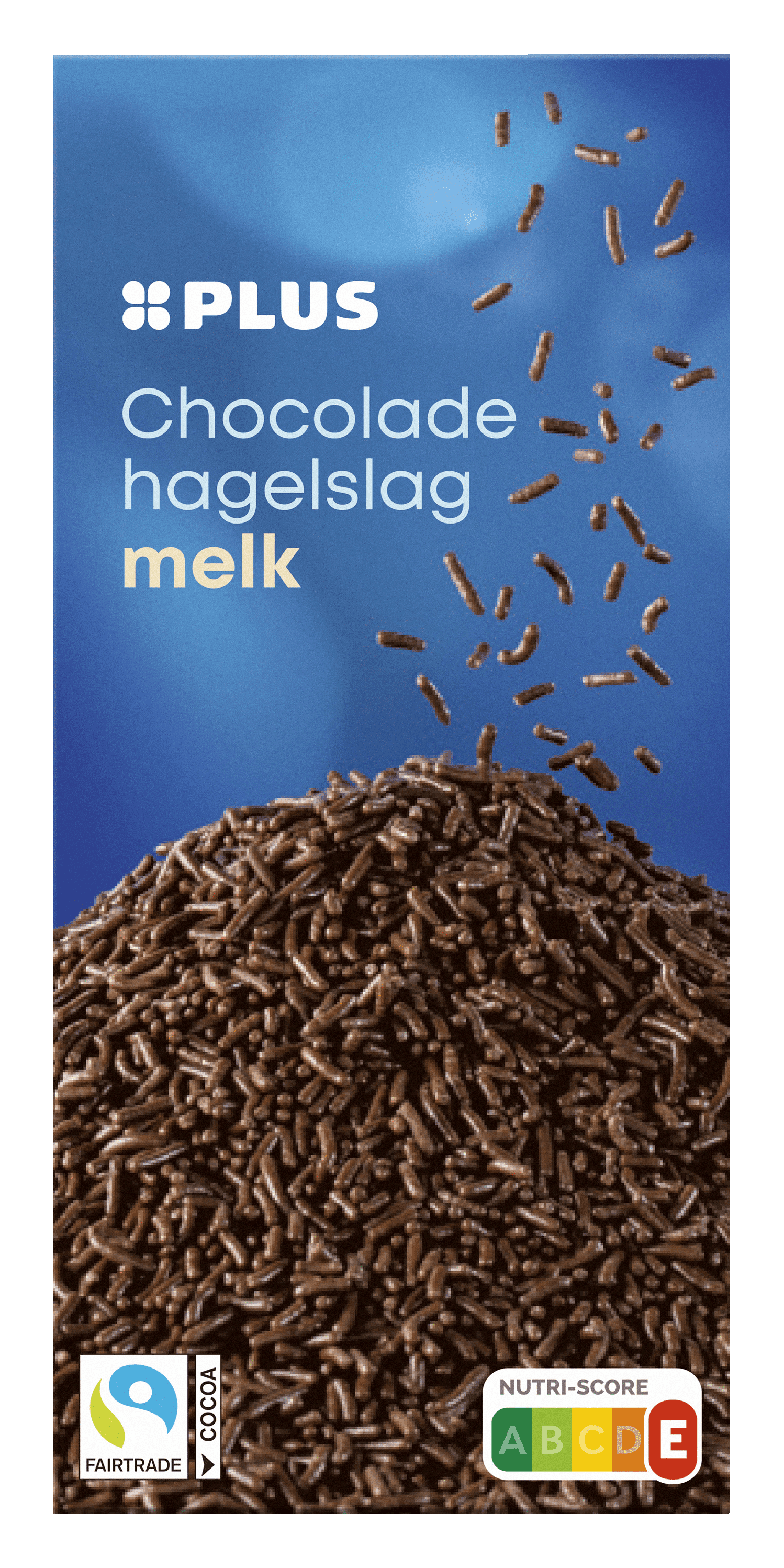 PLUS Chocoladehagel melk Fairtrade