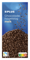 PLUS Chocoladehagel melk Fairtrade