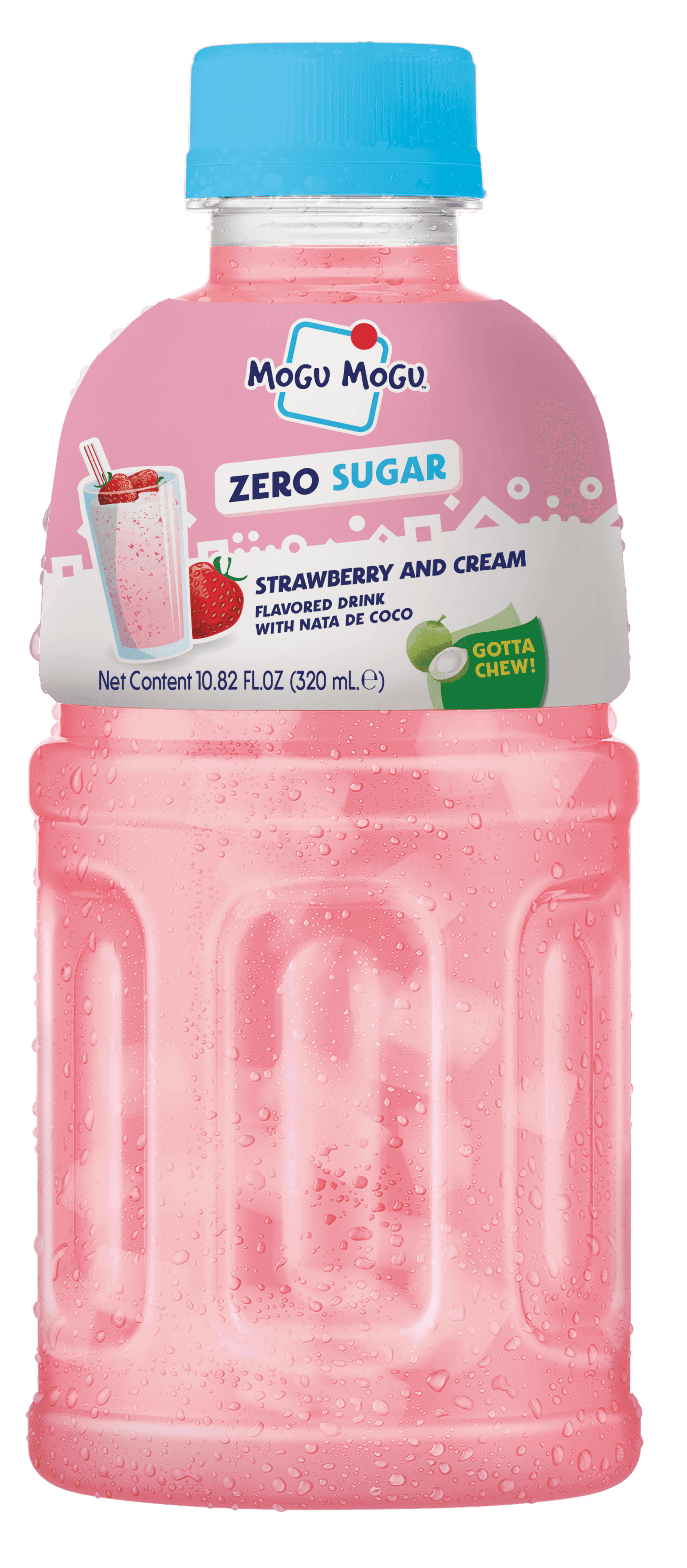 Mogu Mogu Creamsoda aardbei zero