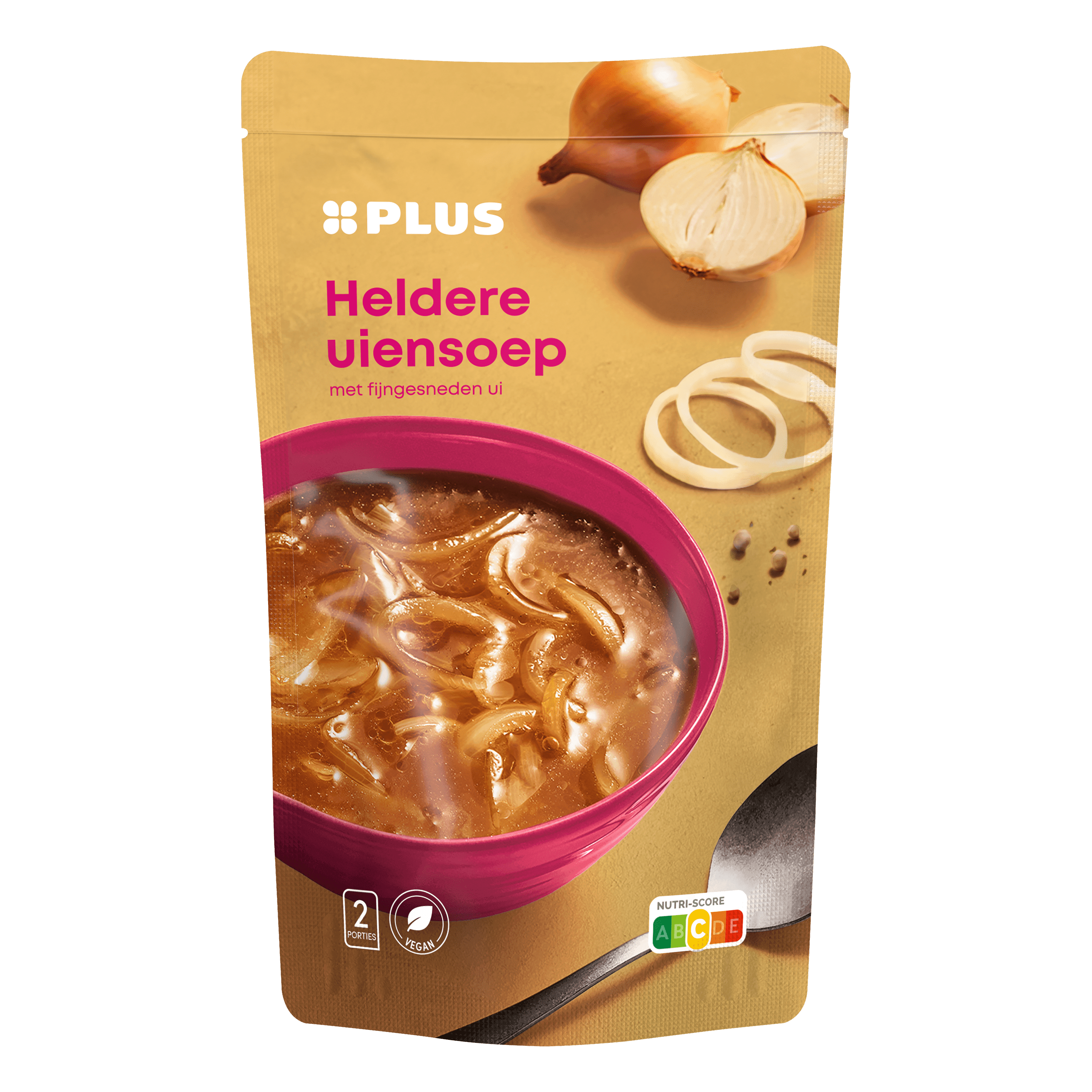 PLUS Heldere soep met fijngesneden ui