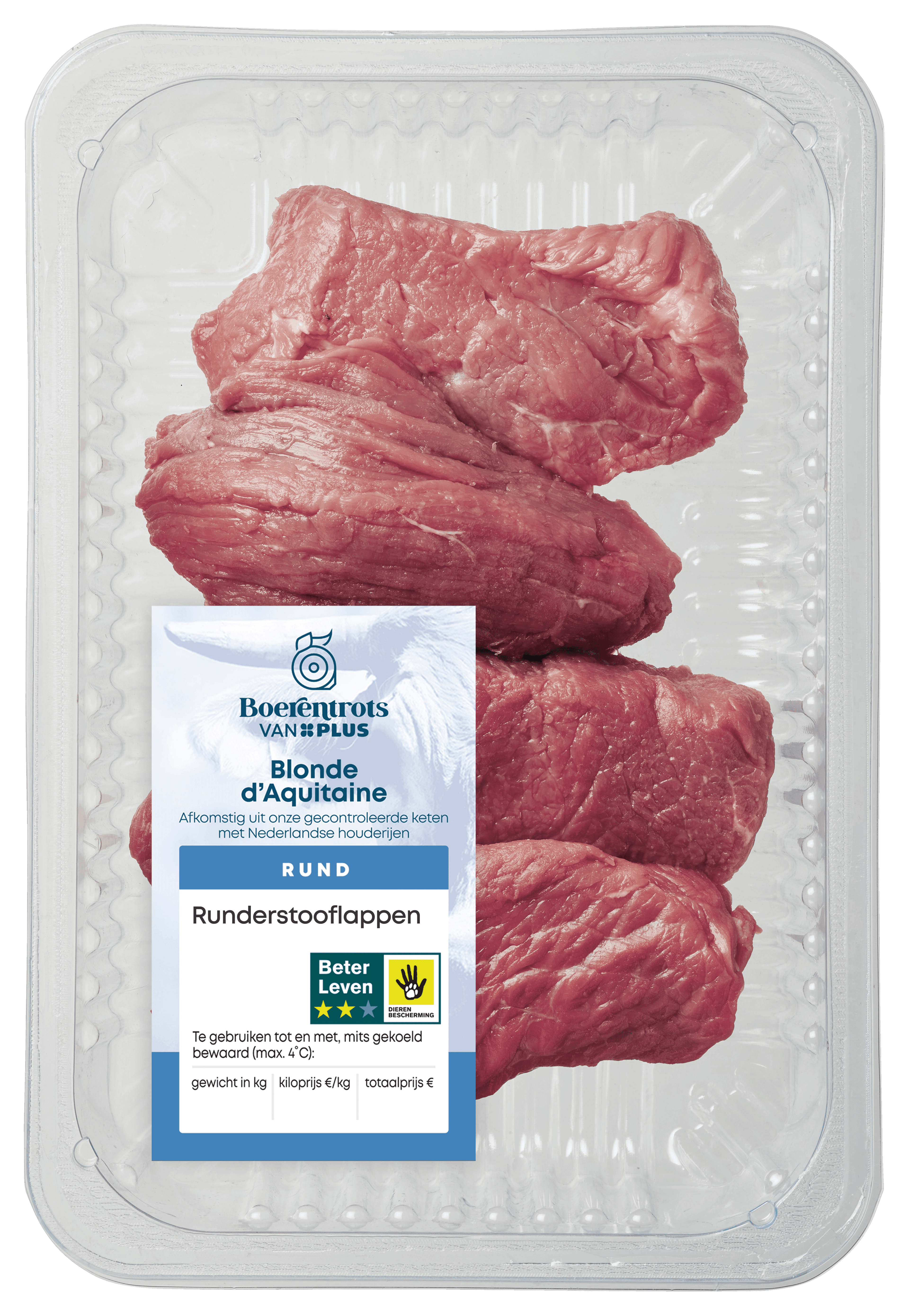 PLUS Boerentrots Runderstooflappen