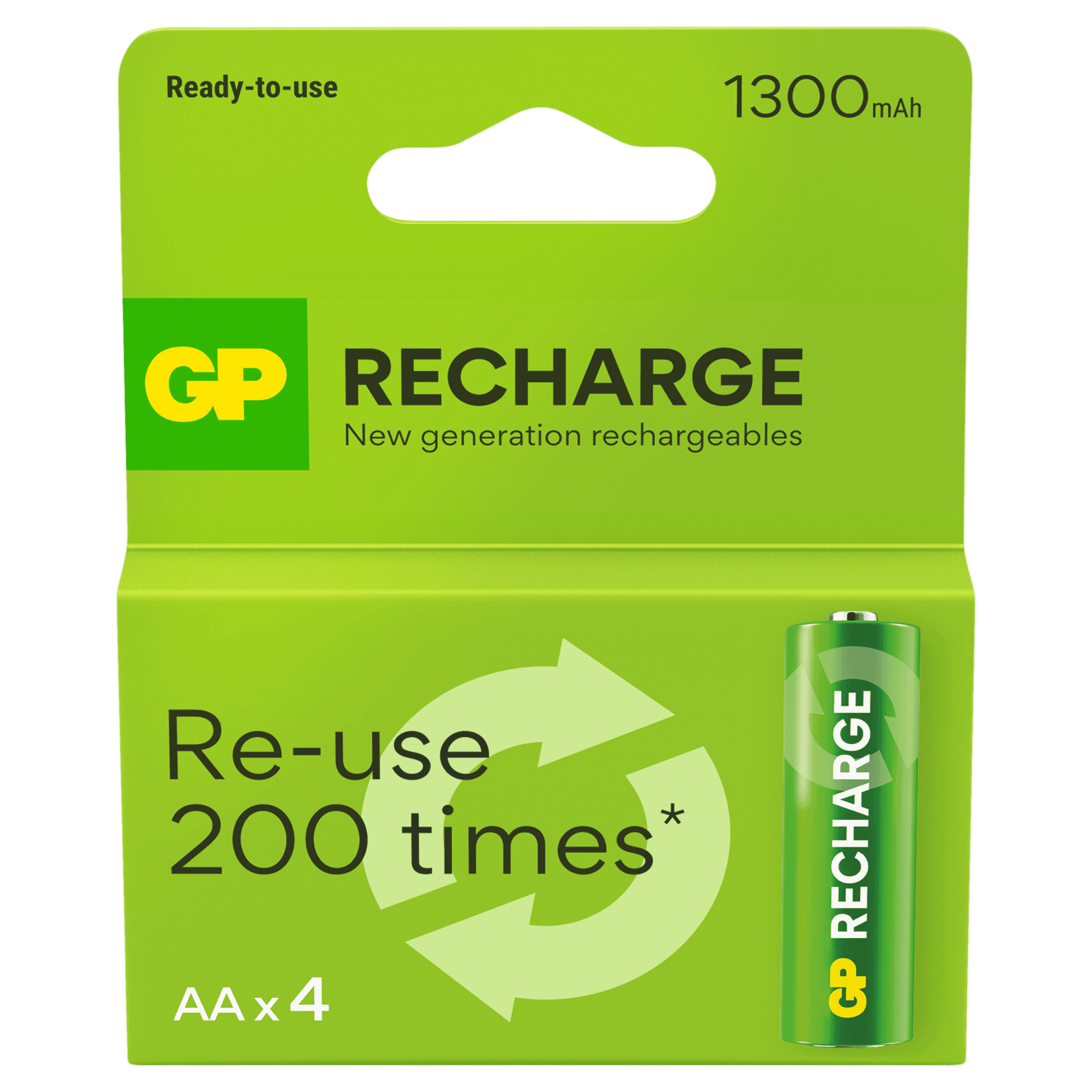 GP Batterij oplaadbaar AA 1300 mAh