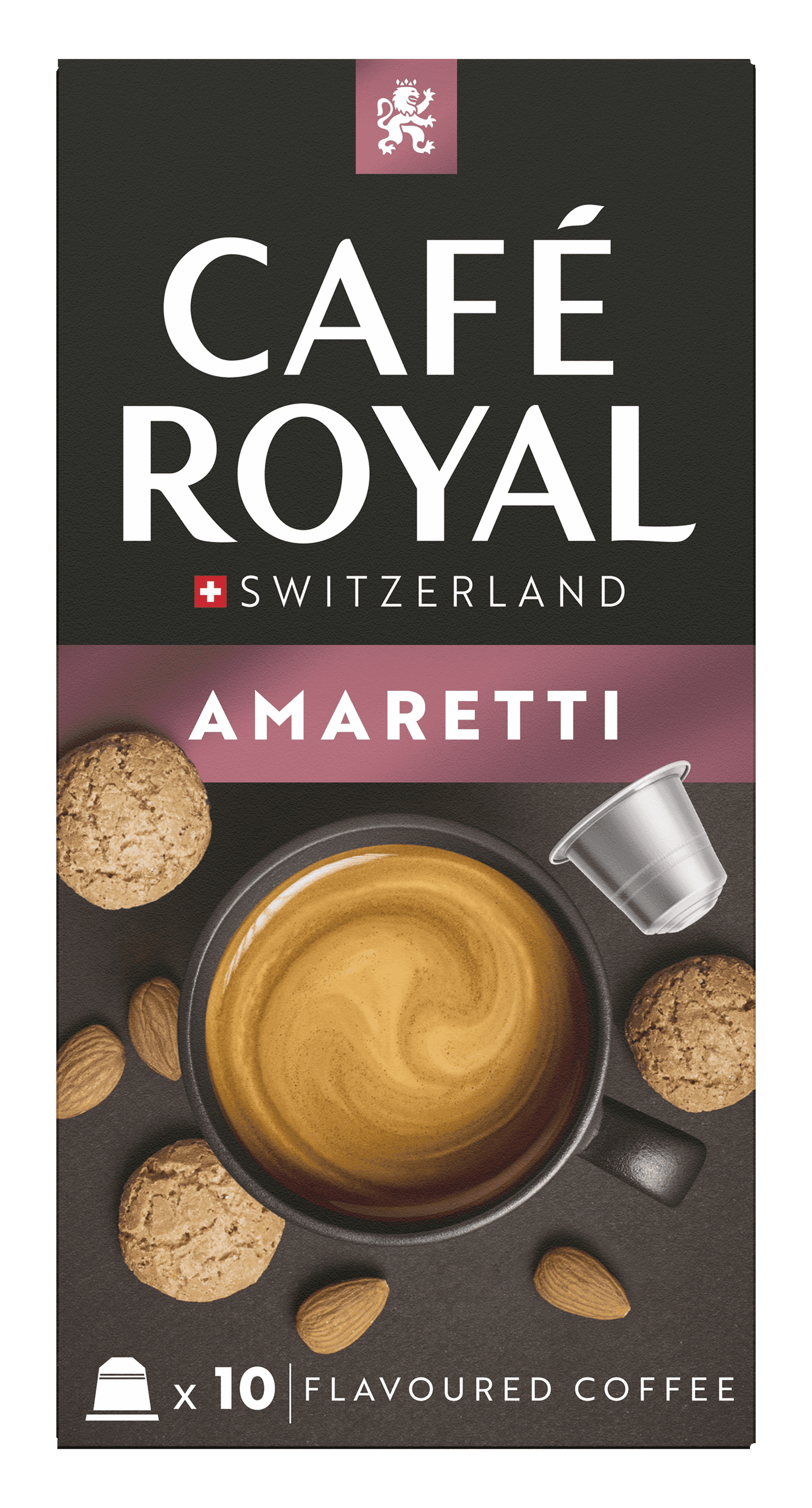 Café Royal Koffiecups amaretti flavour