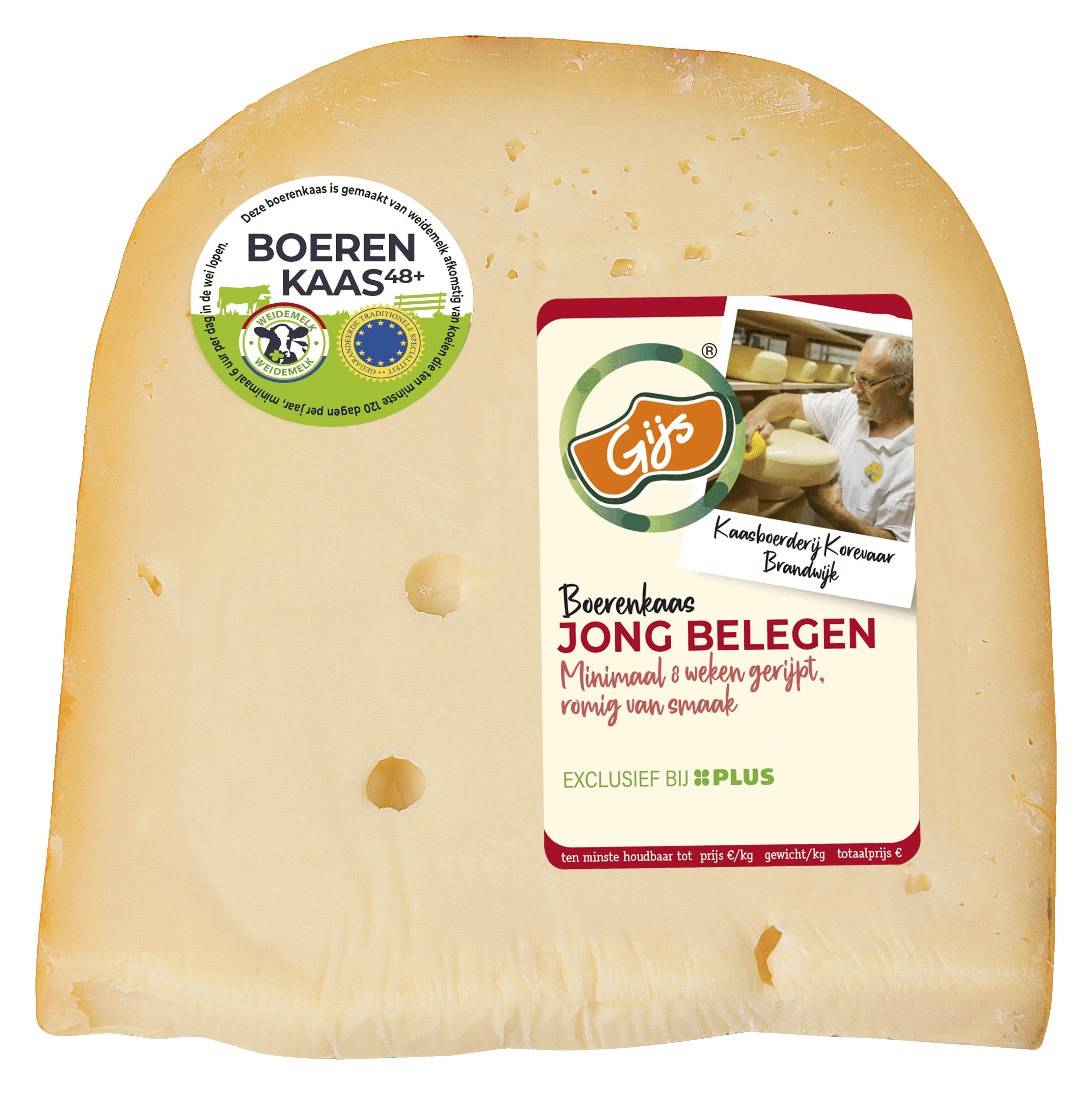 GIJS Boerenkaas jong belegen 48+ stuk