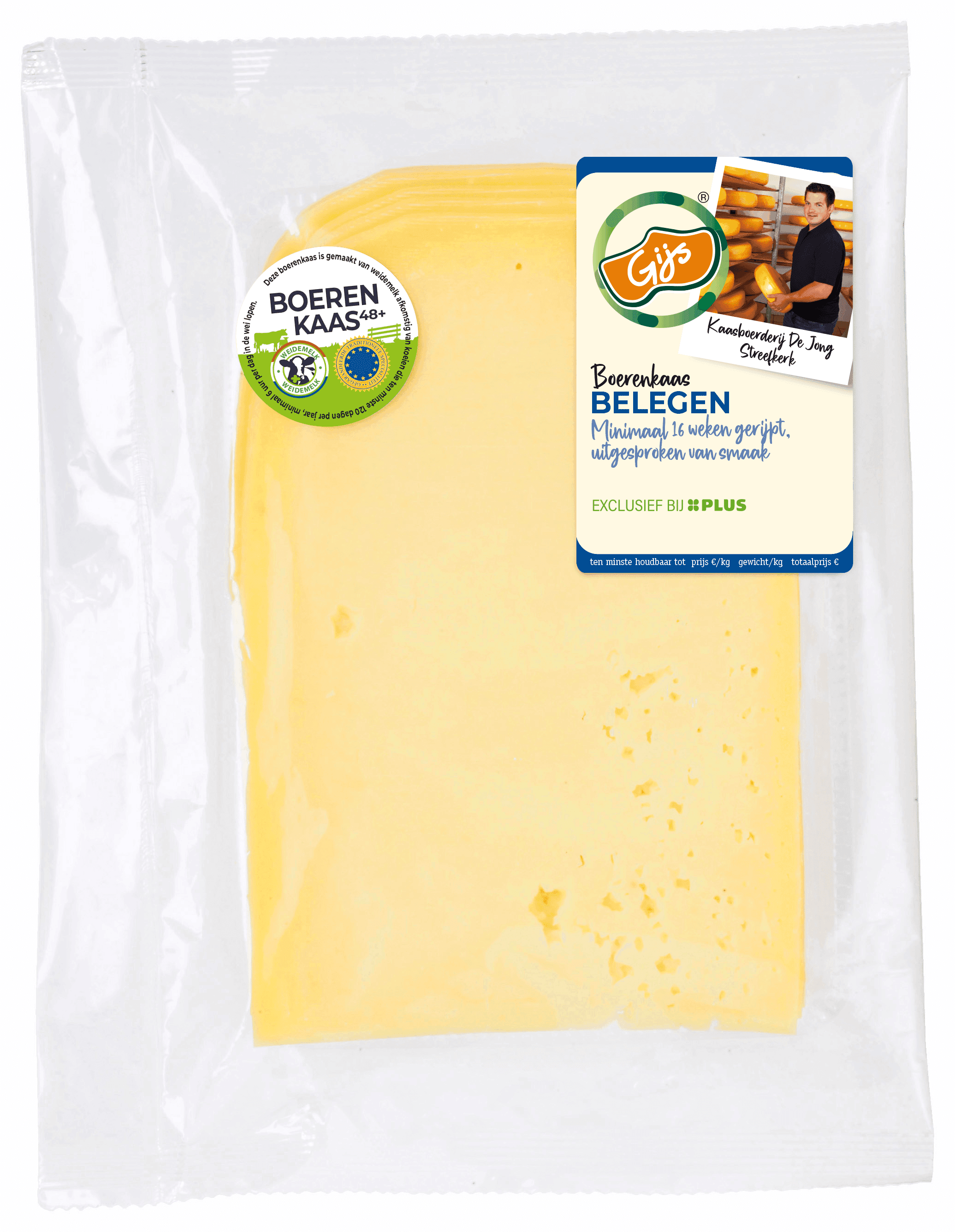 GIJS Boerenkaas belegen 48+ plakken