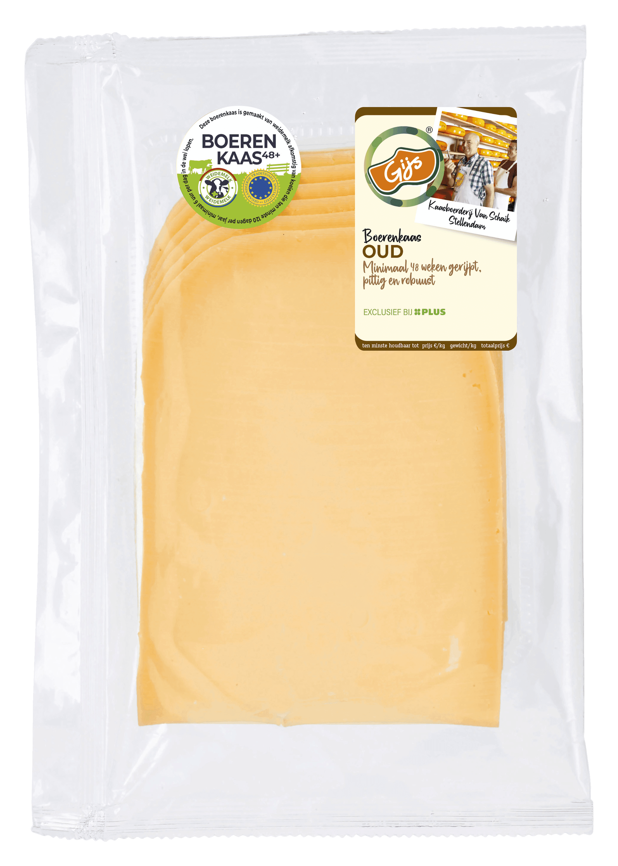 GIJS Boerenkaas oud 48+ plakken