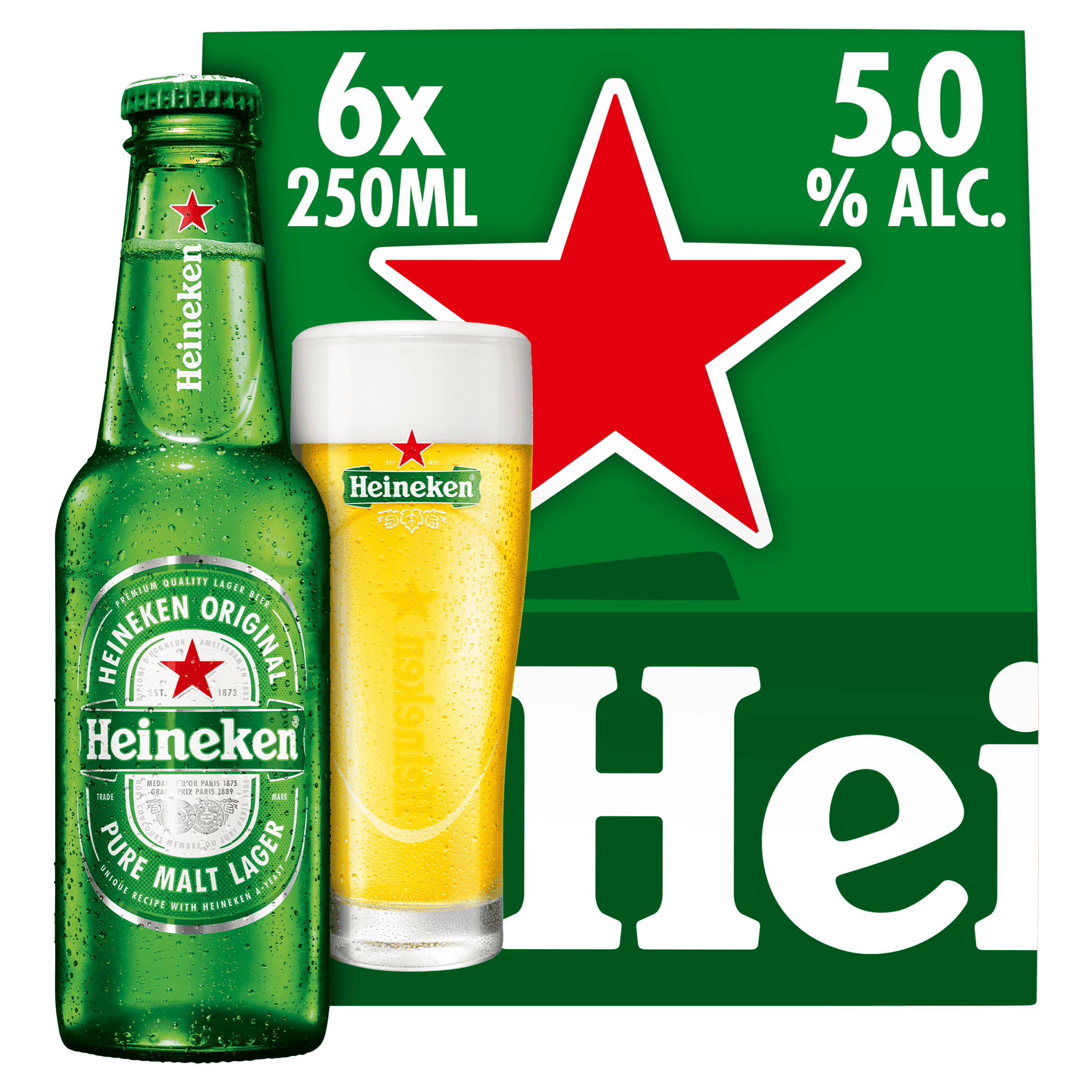 Heineken Premium pilsener bier fles