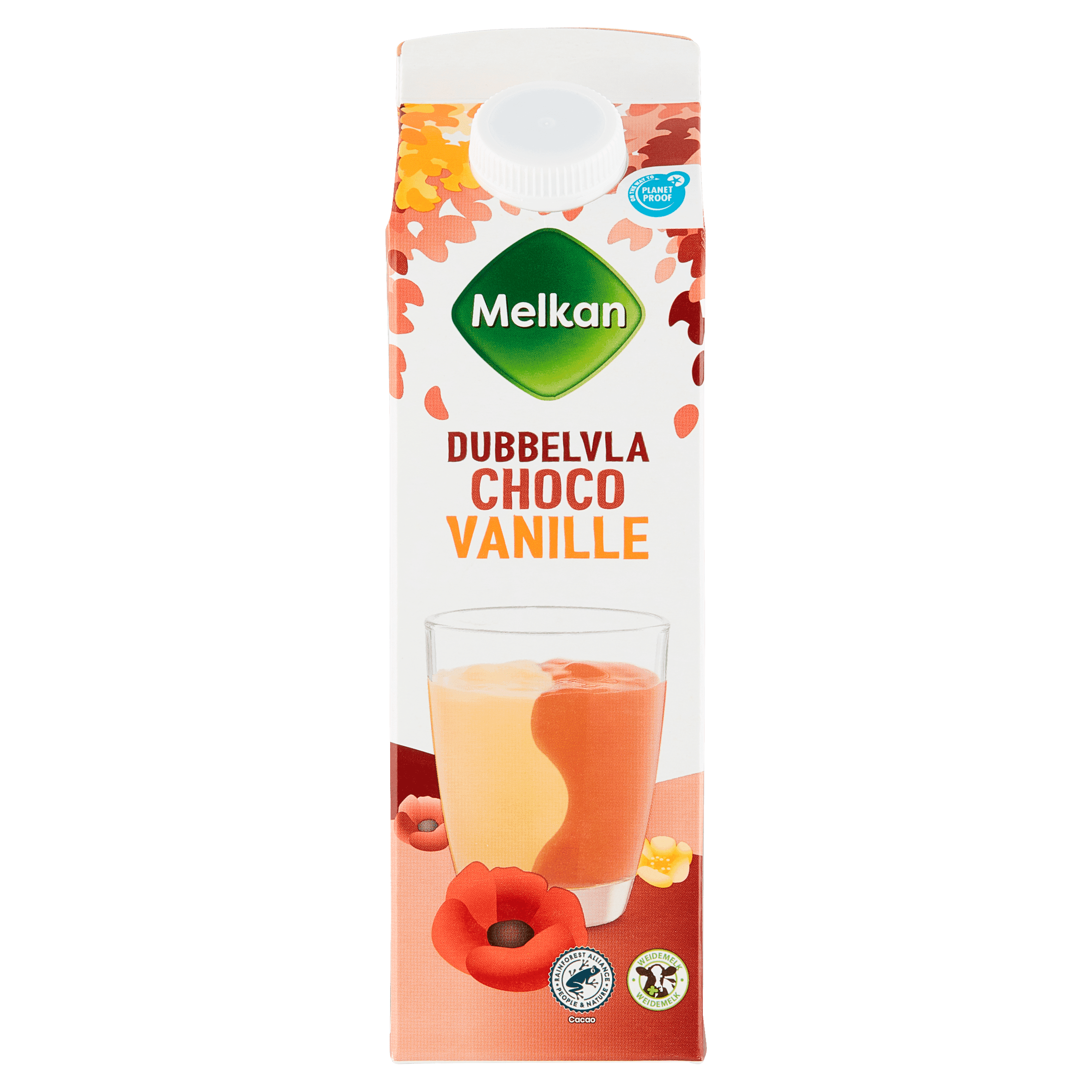 Melkan Dubbelvla vanille-chocolade