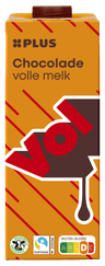 PLUS Fairtrade chocolademelk vol
