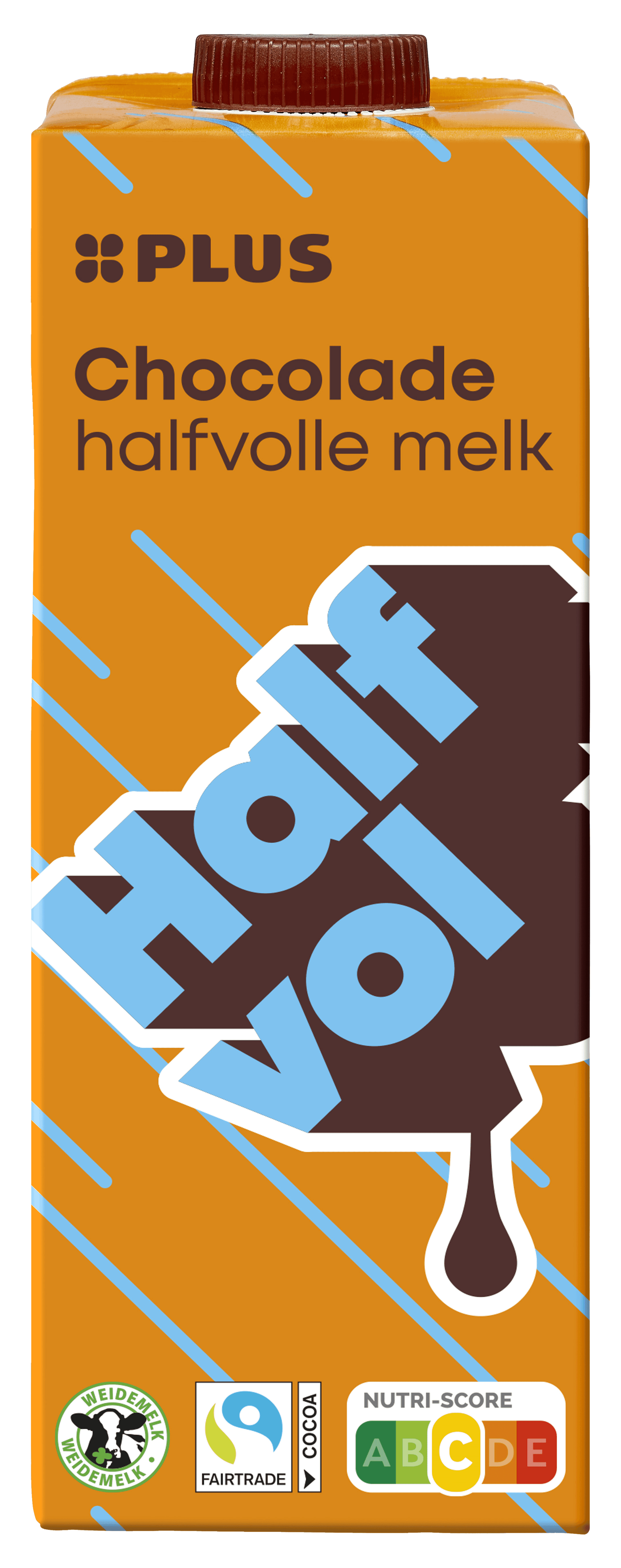 PLUS Fairtrade chocolademelk halfvol