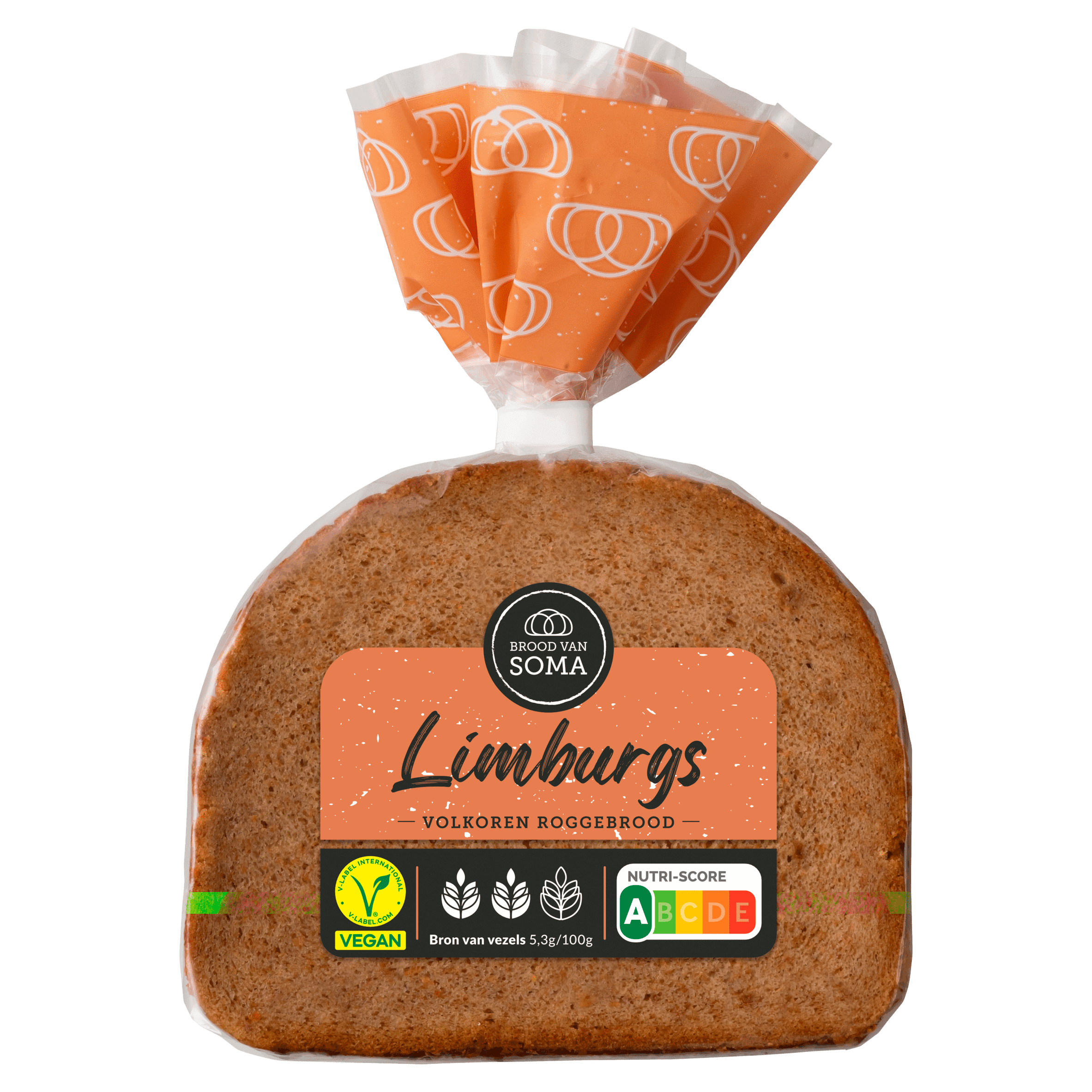 Brood van Soma Limburgs Rogge-tarwebrood