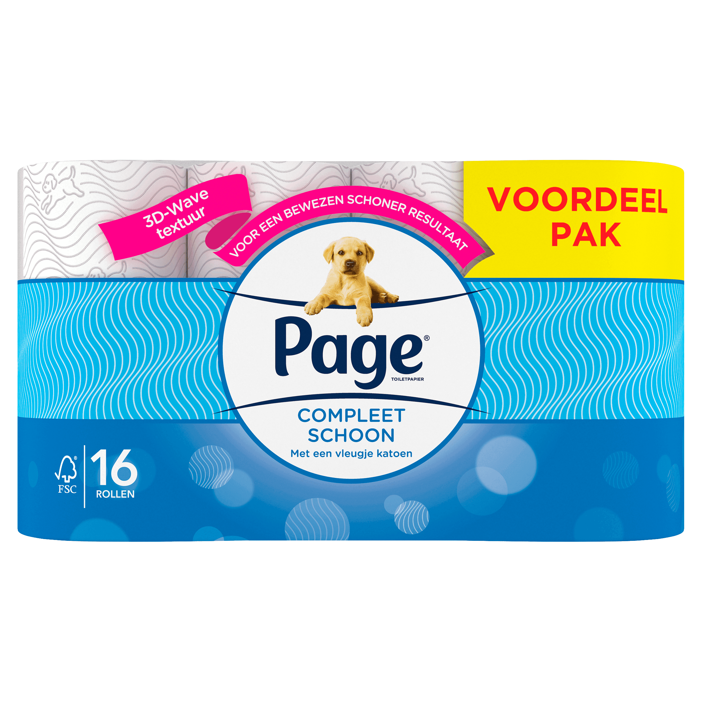 Page Compleet Schoon toiletpapier