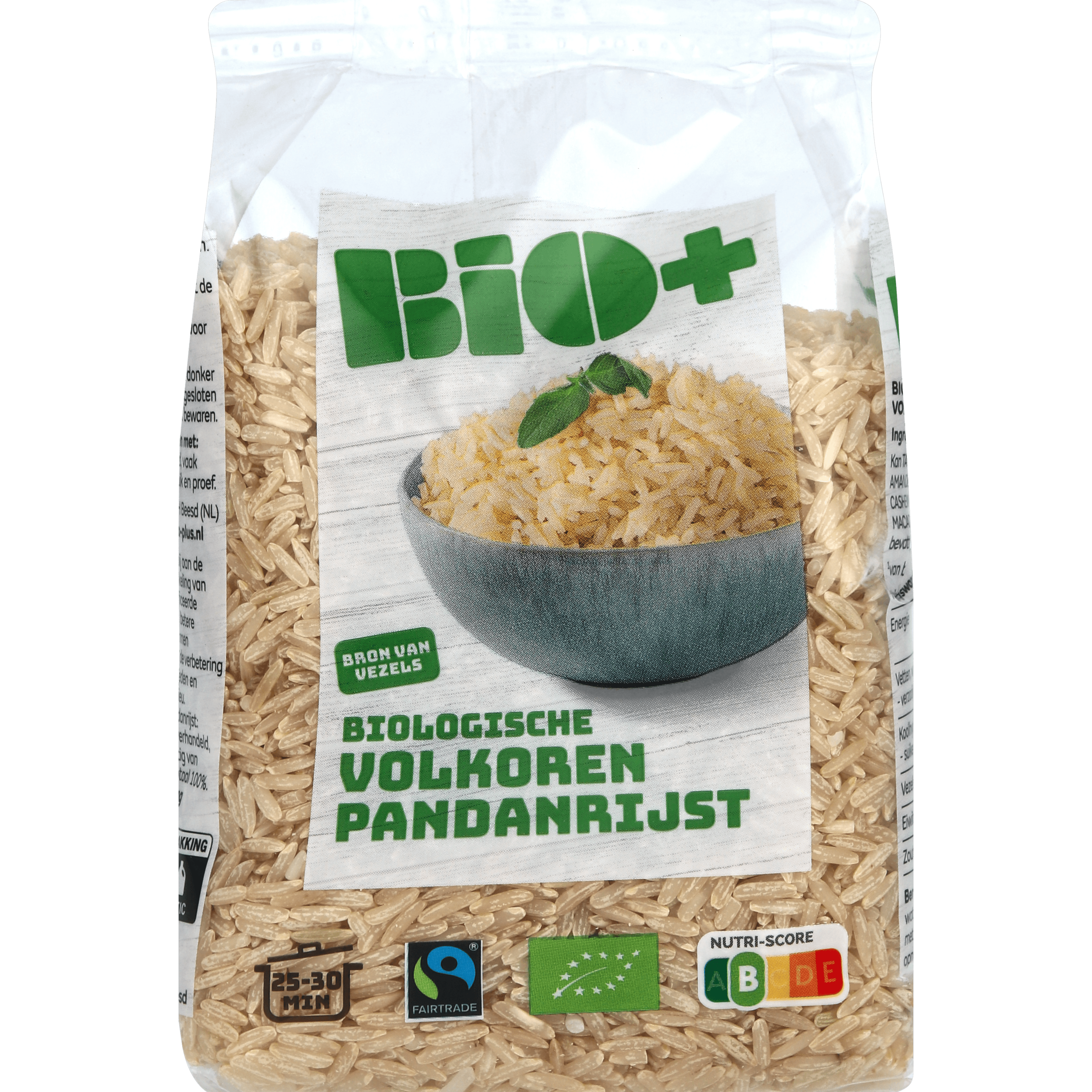BIO+ Volkoren pandanrijst