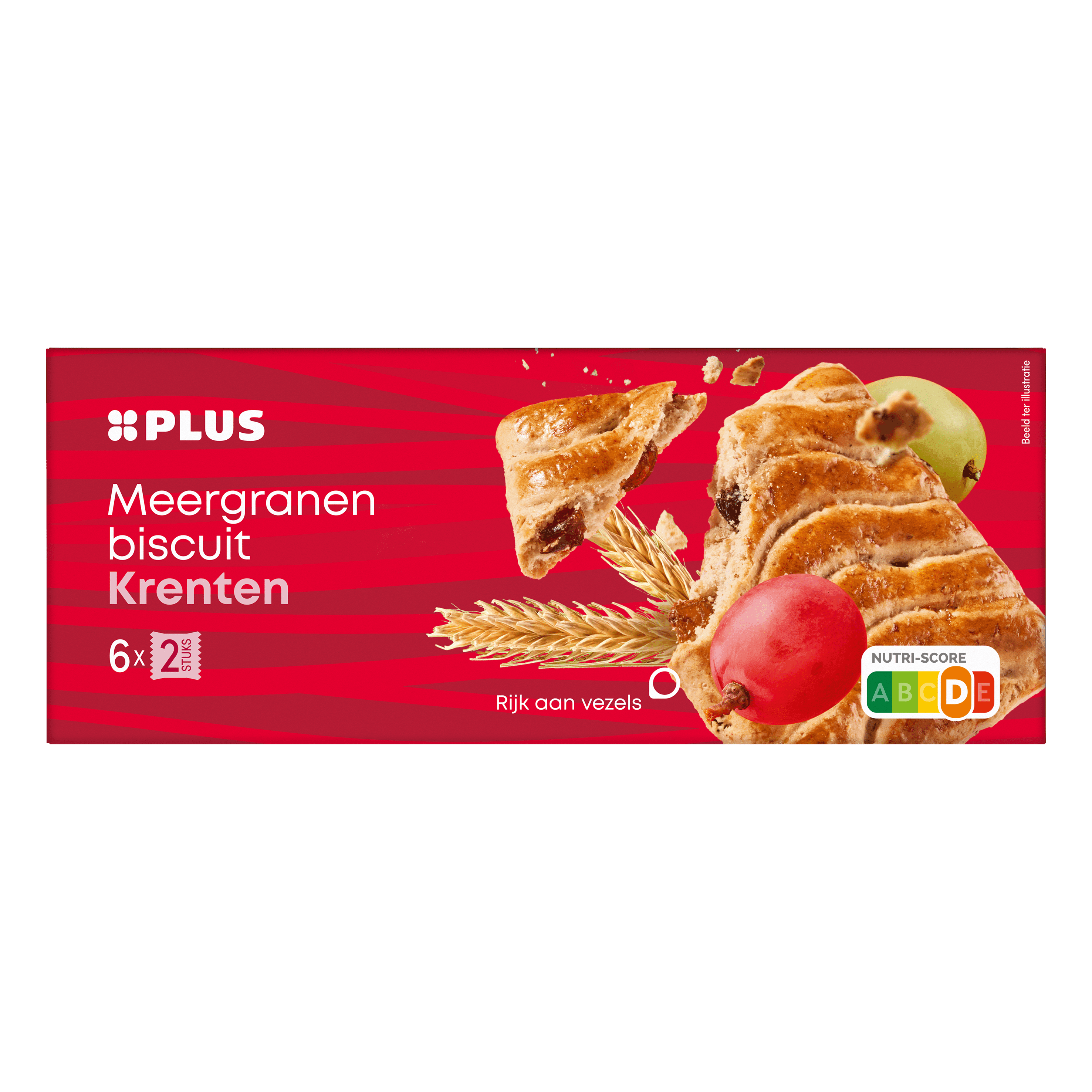 PLUS Meergranenbiscuit krenten