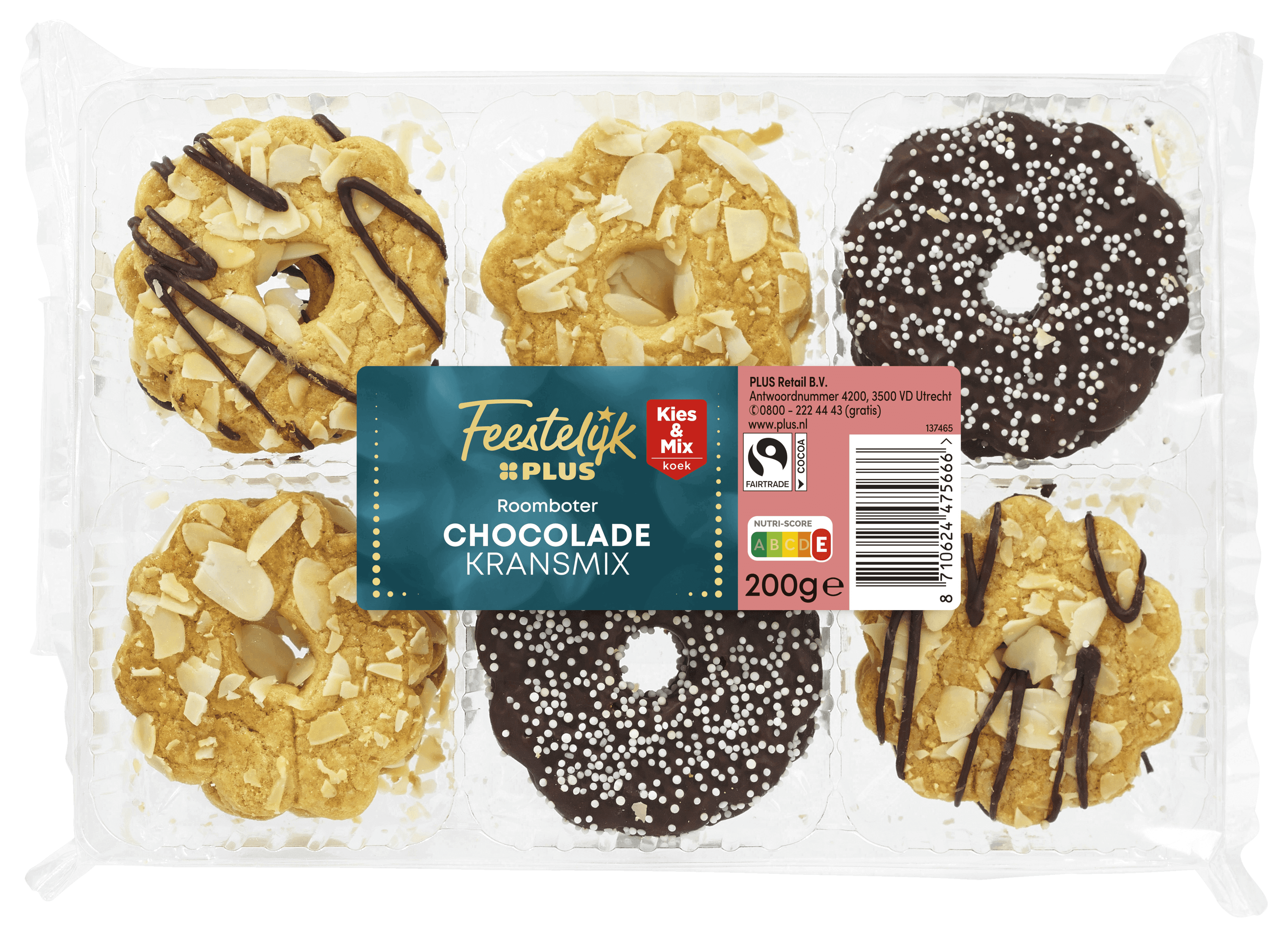 Feestelijk PLUS Kerstkransjes mix