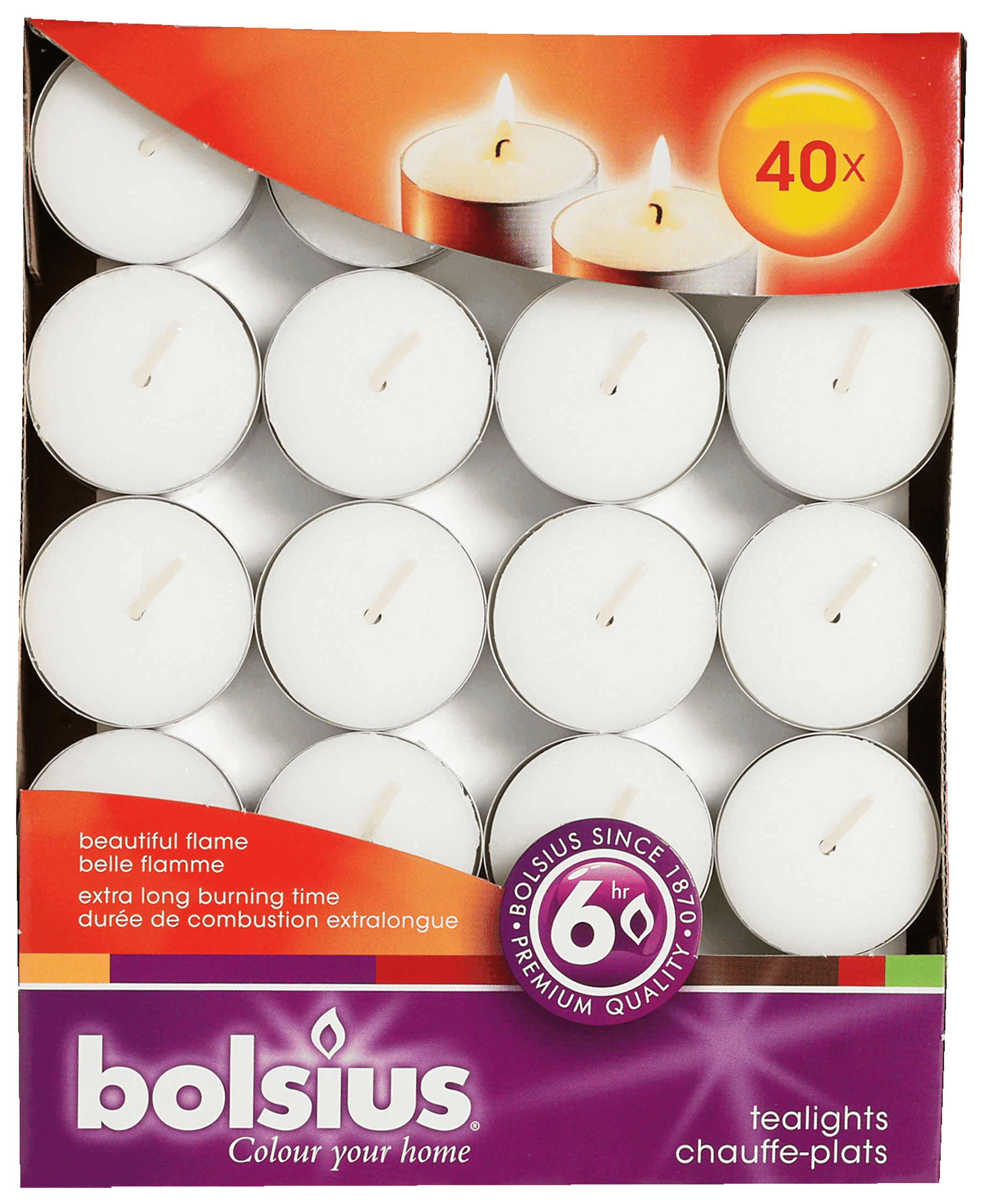 Bolsius Theelichten 6 uur