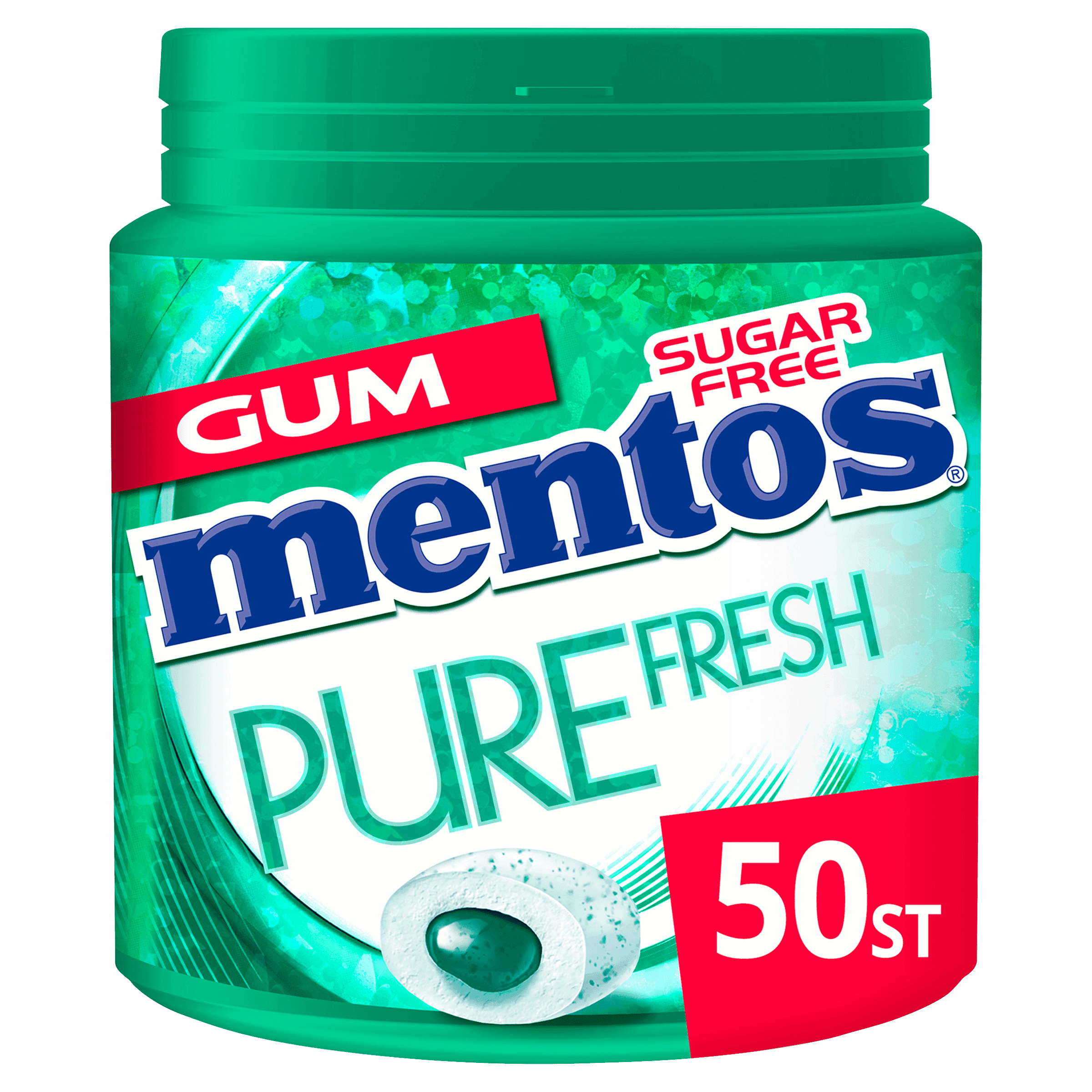 Mentos Pure Fresh Wintergreen 50 st pot