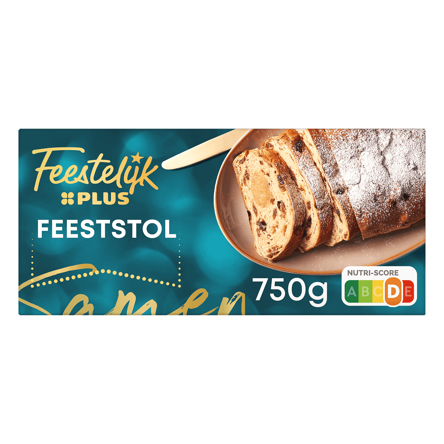 Feestelijk PLUS Feeststol met amandelspijs en noten