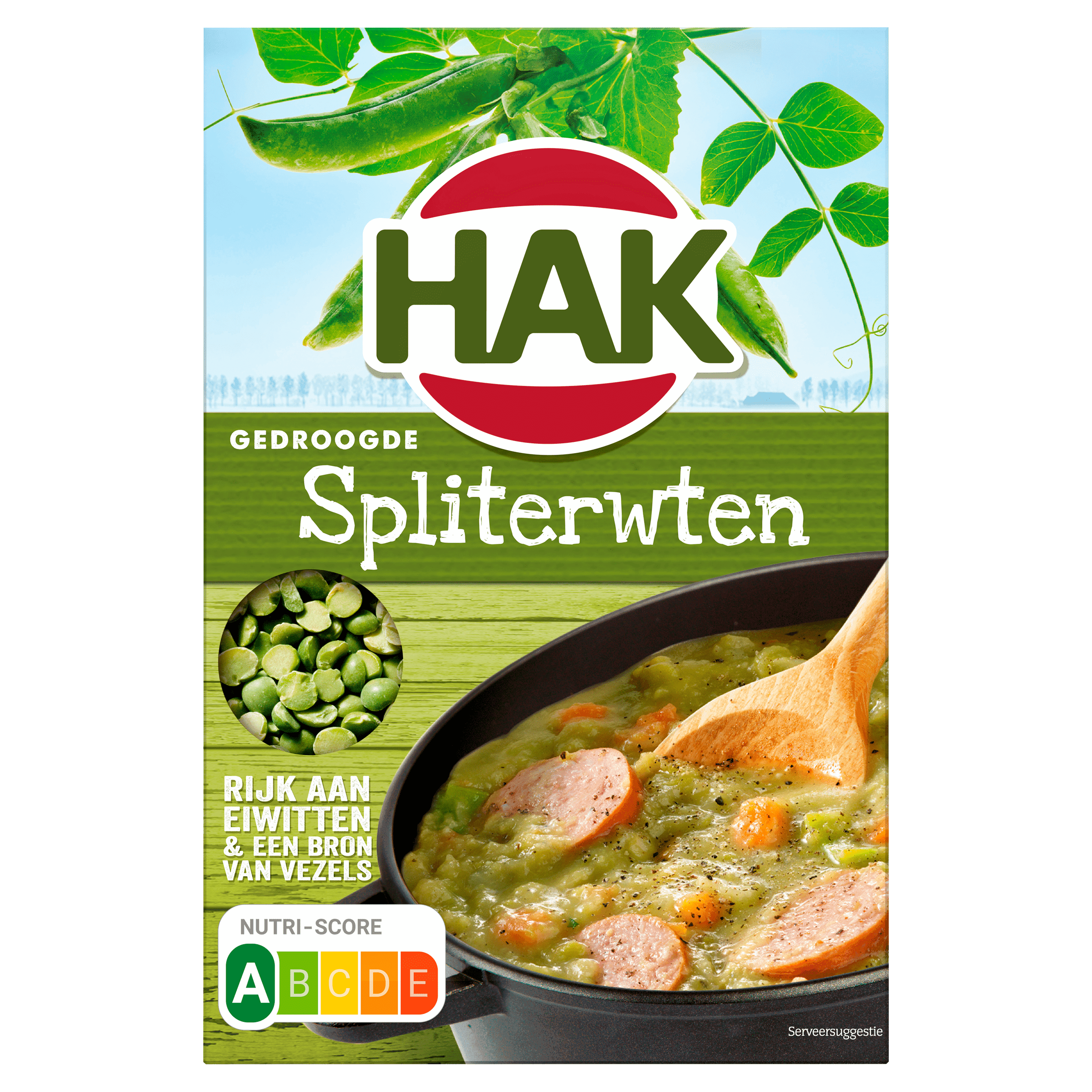 Hak Gedroogde spliterwten
