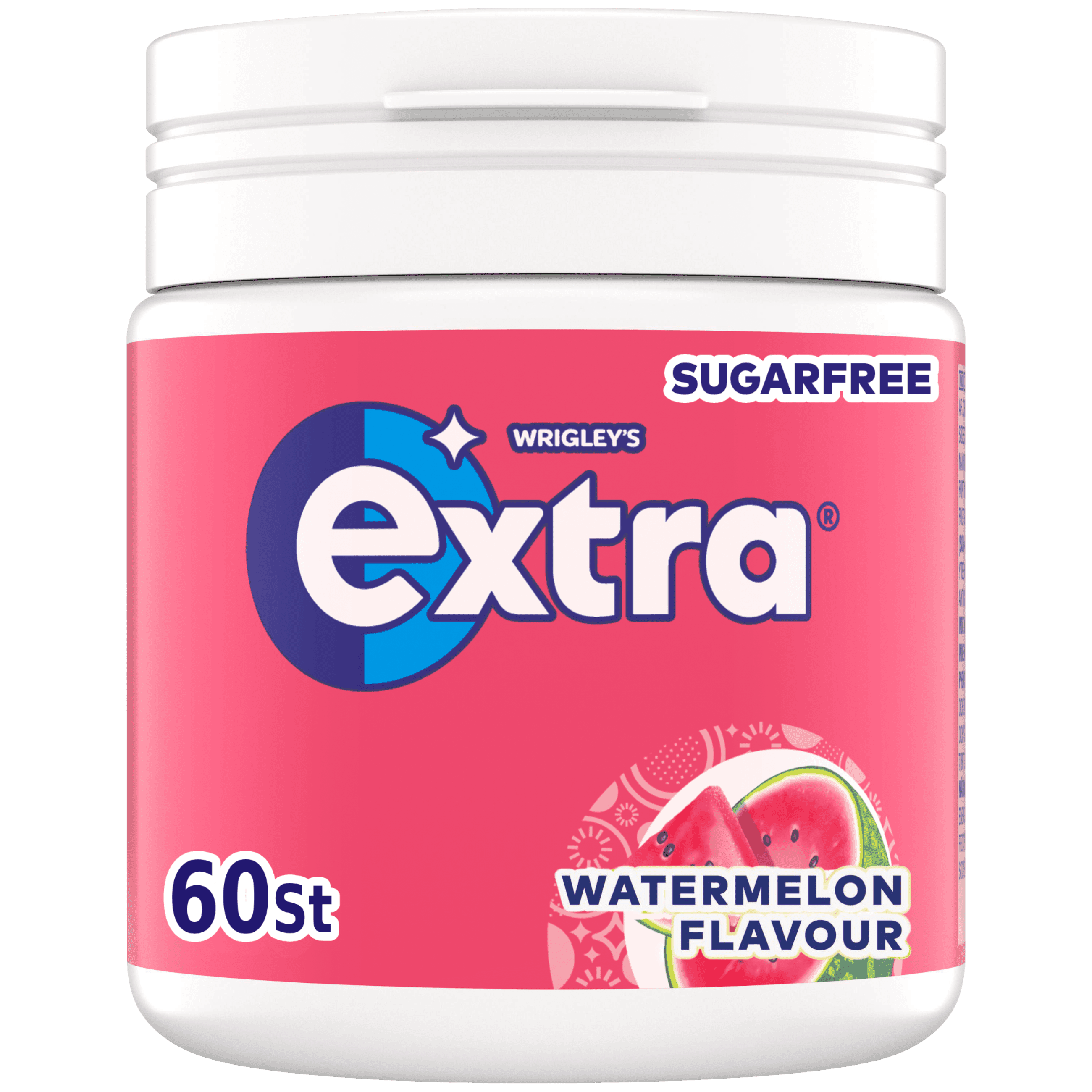 Extra Watermelon kauwgom suikervrij pot