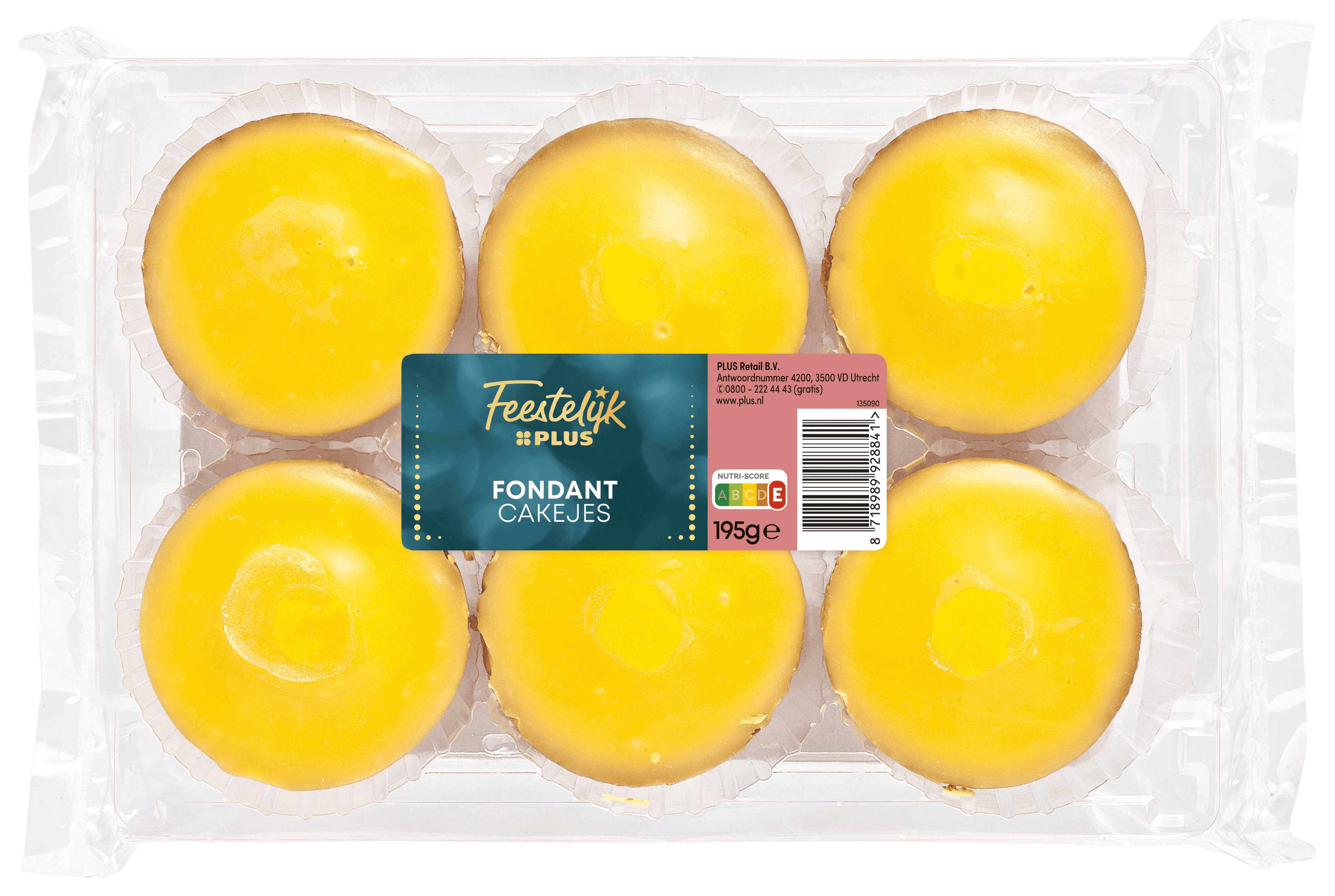 Feestelijk PLUS Mini fondant cakejes