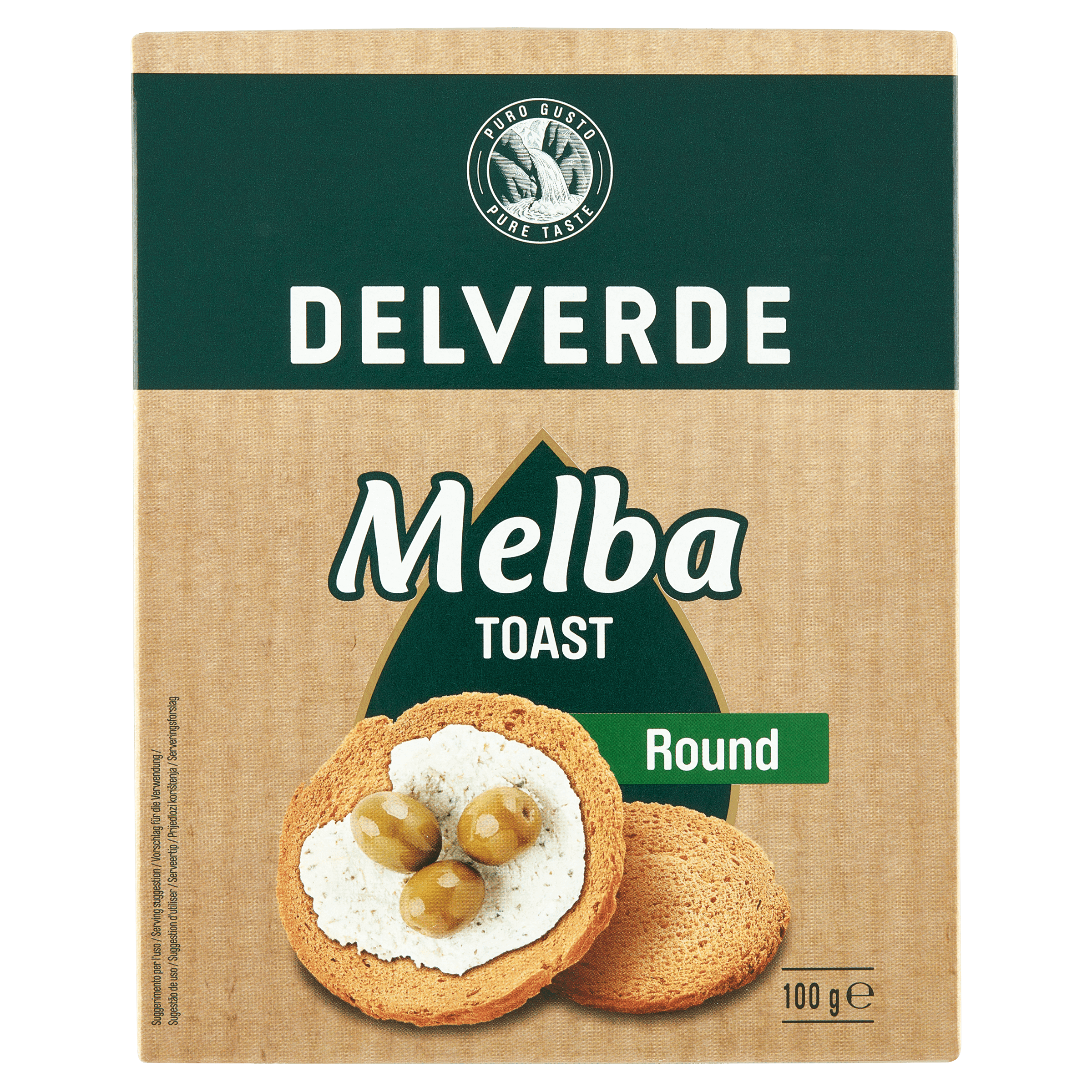 Delverde Melba toast rond