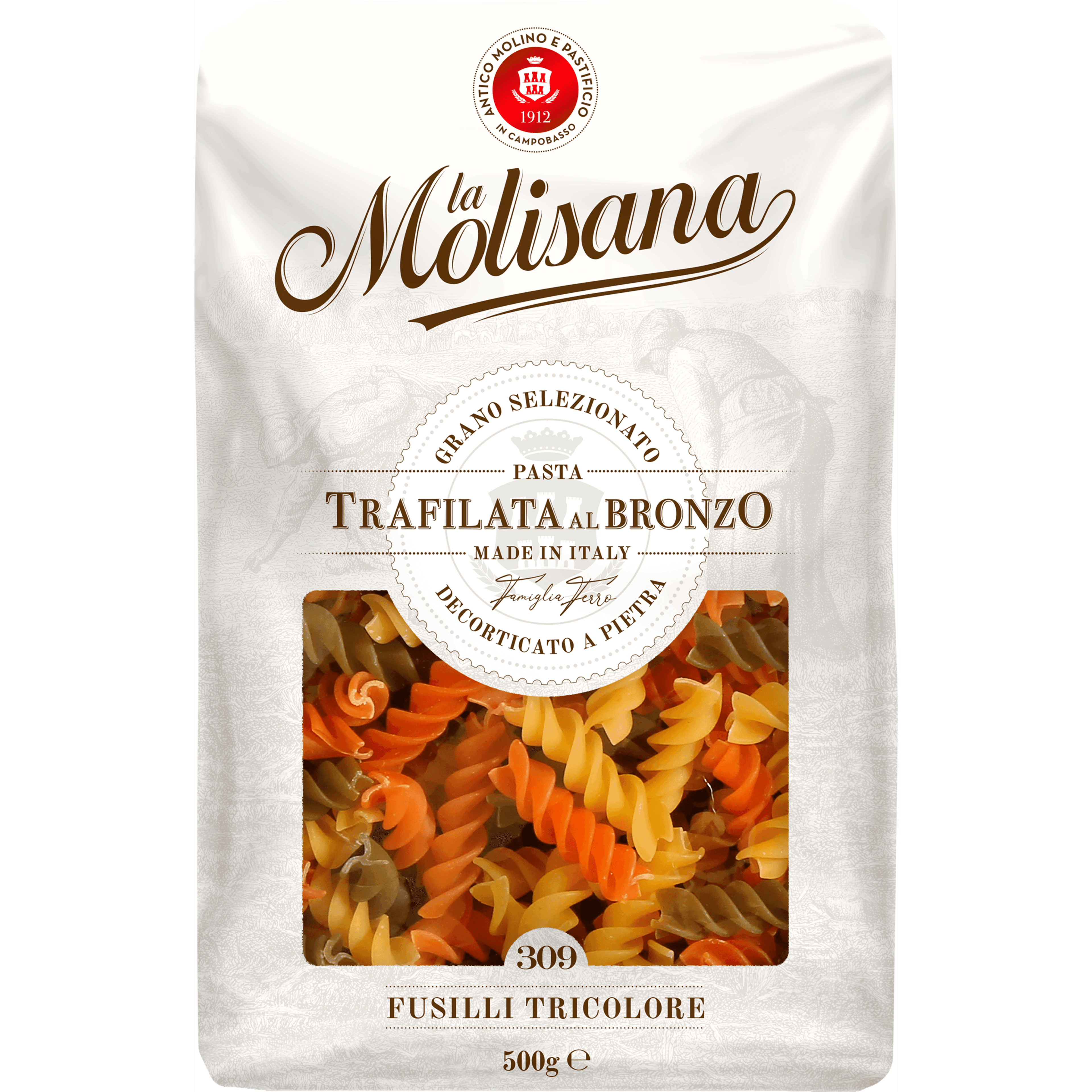 La Molisana Fusilli Tricolore no 309