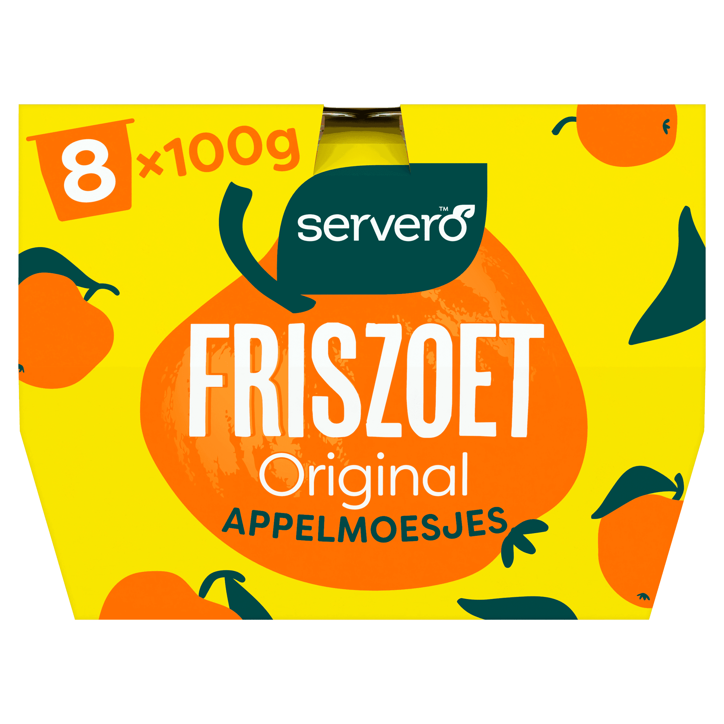 Servero 100% Appelmoesjes 8x100gr