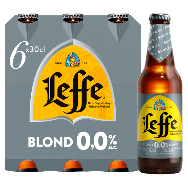 Leffe Blond Belgisch abdijbier 0.0%