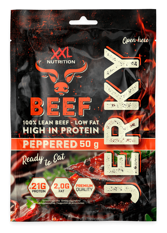 XXL Nutrition Beef Jerky Peppered