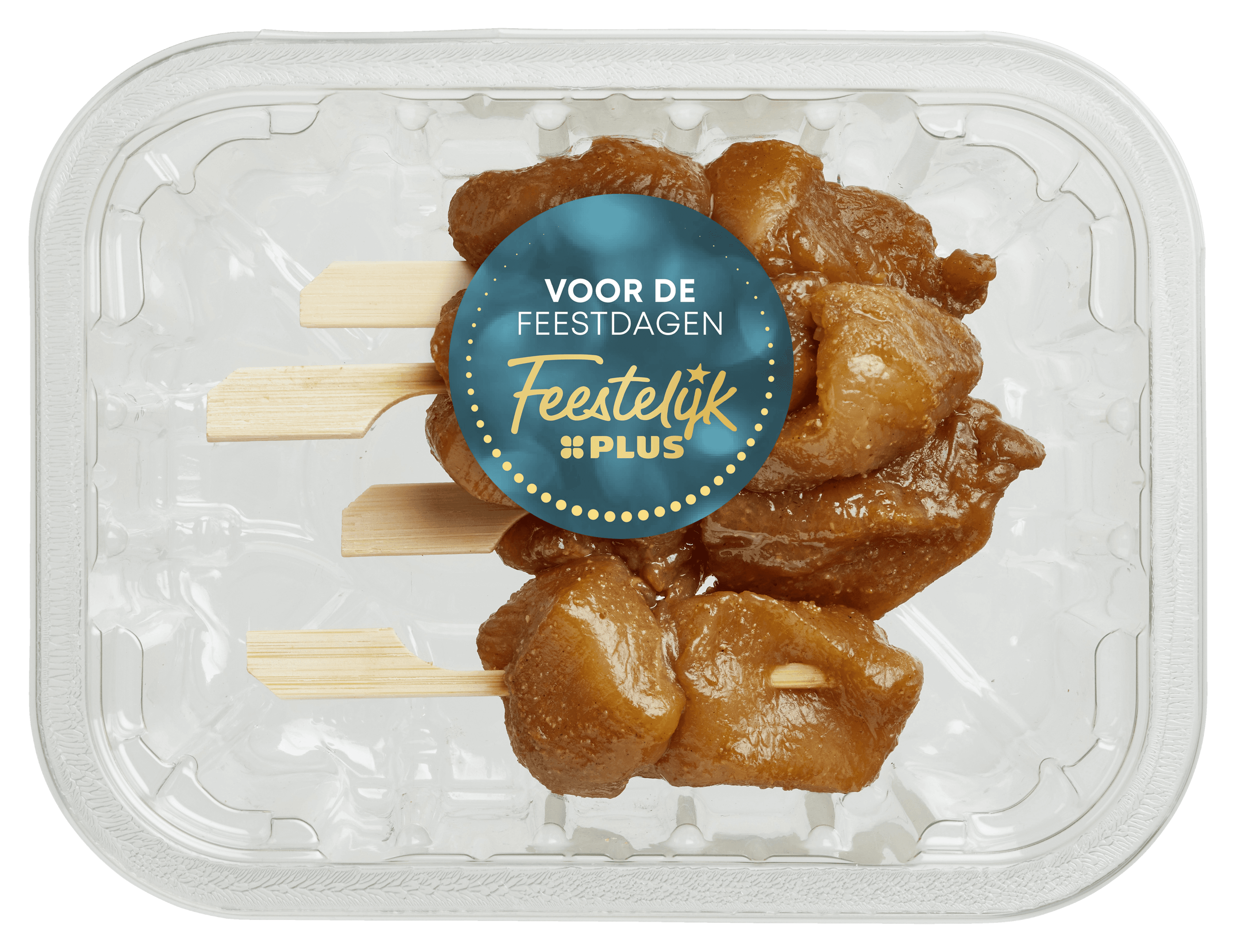 Feestelijk PLUS Gourmet mini kipspiesjes saté