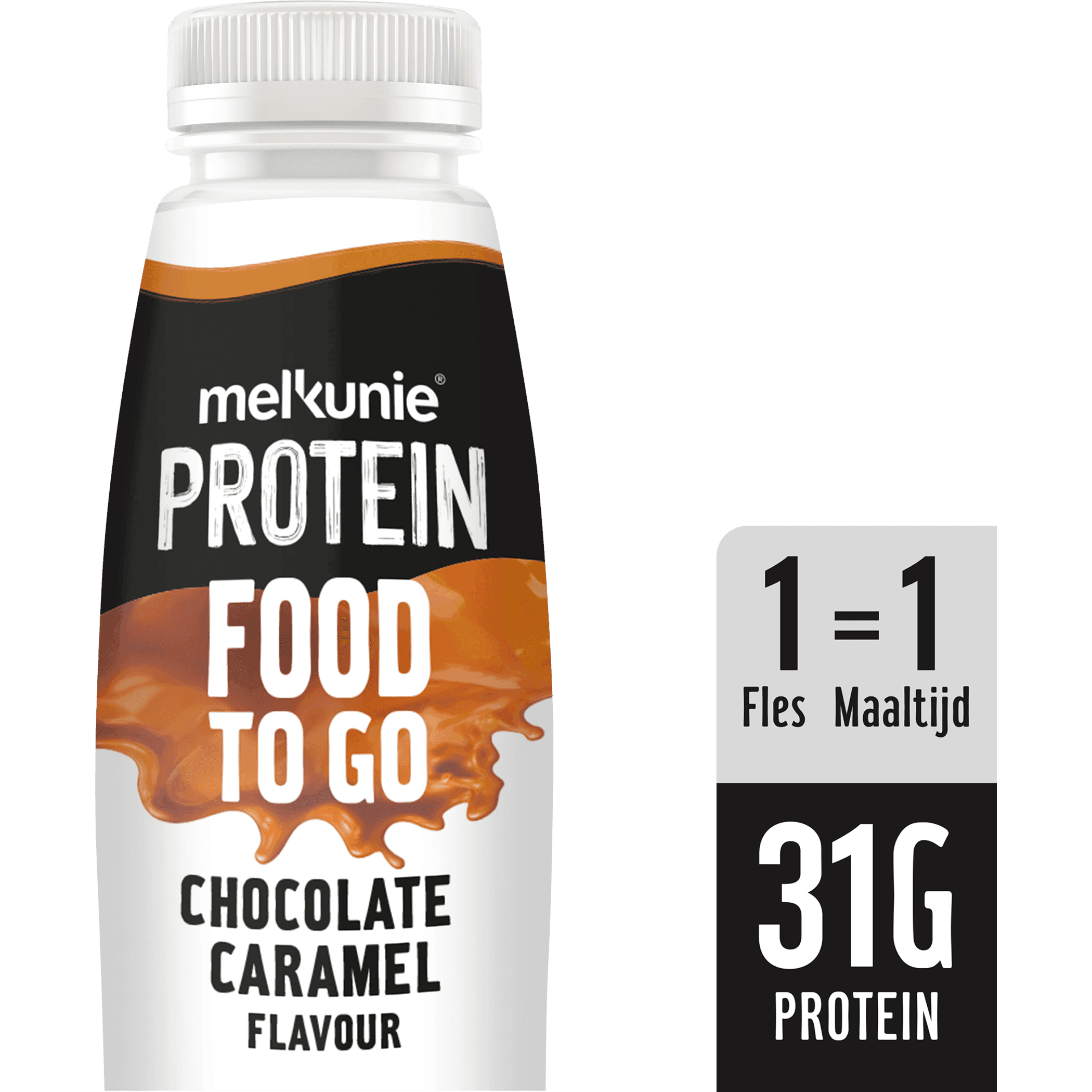 Melkunie Protein food to go chocolade caramel