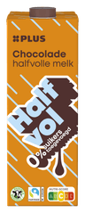 PLUS Chocolademelk halfvol 0%