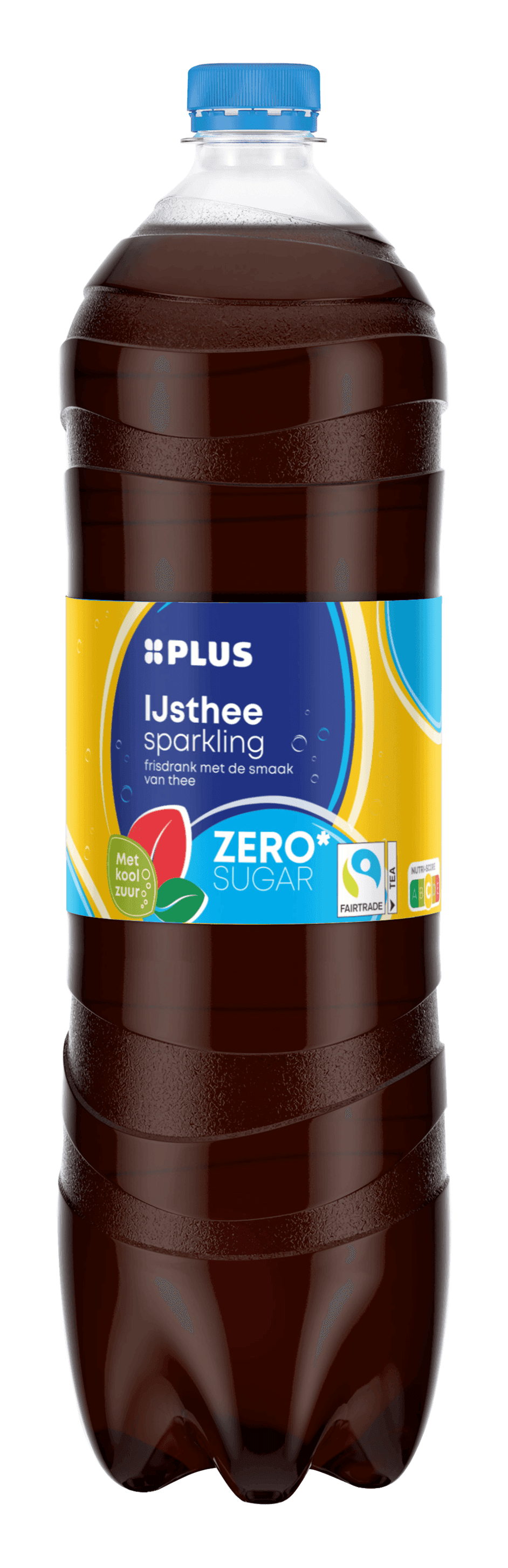 PLUS IJsthee sparkling zero Fairtrade