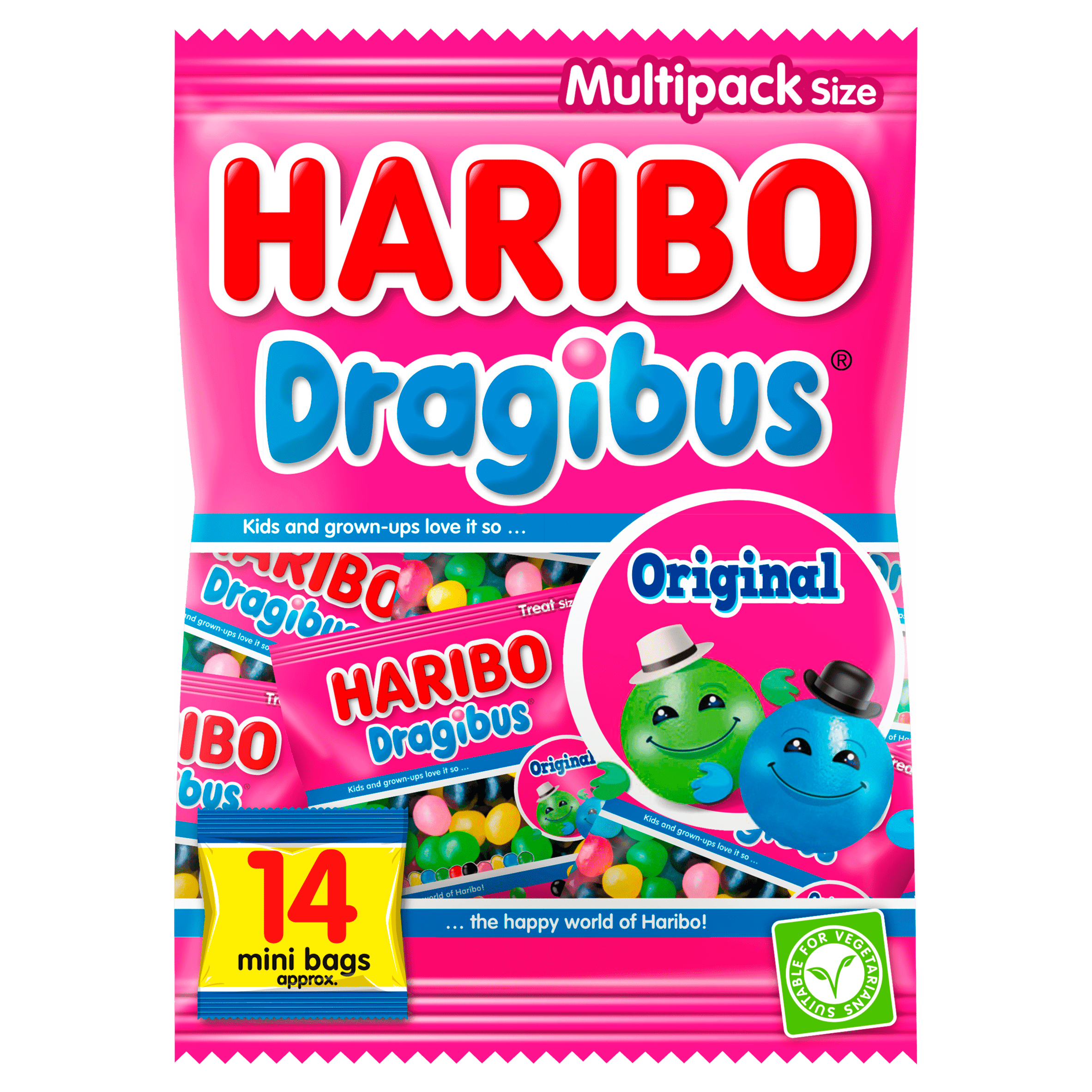 Haribo Dragibus Original Uitdeelzakjes