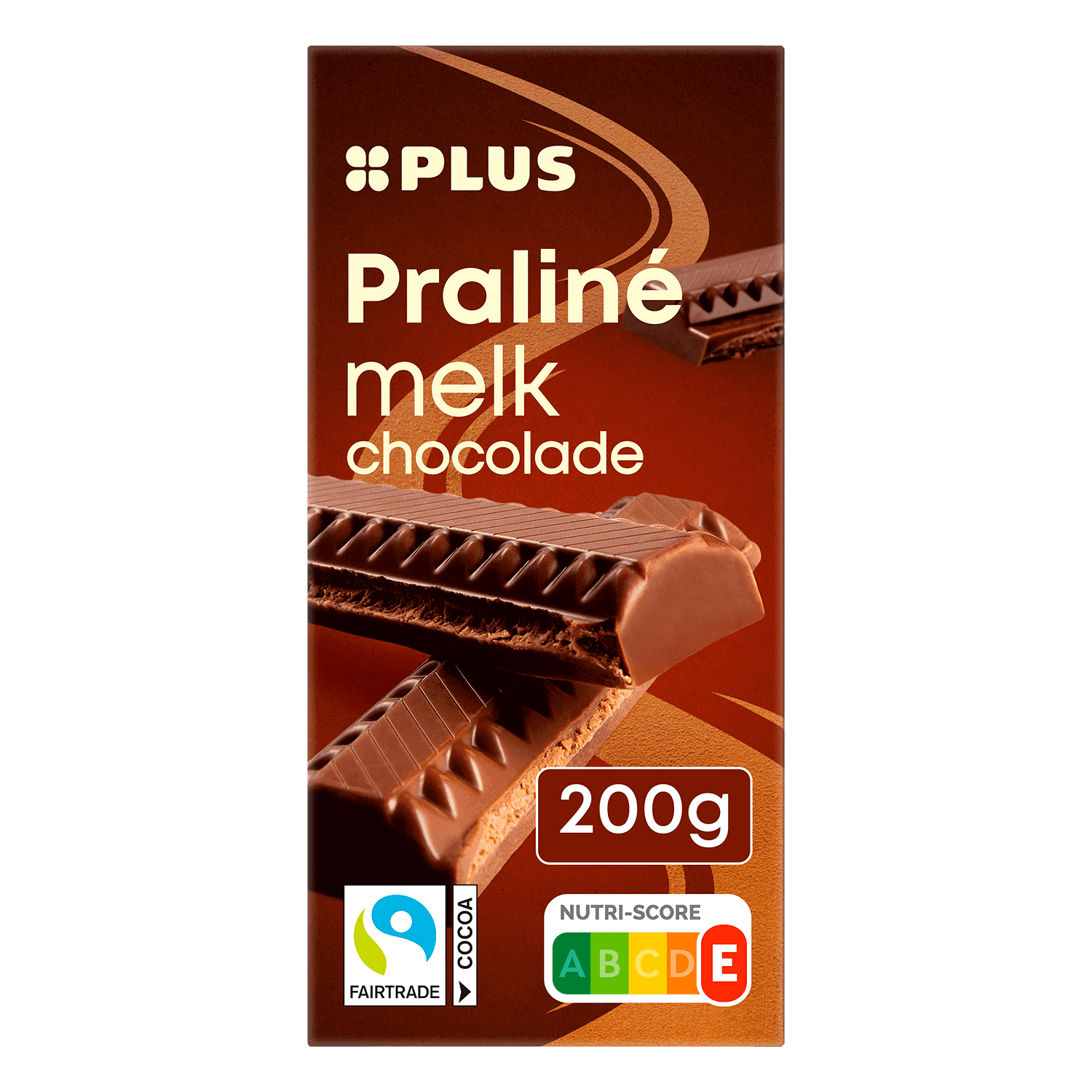 PLUS Tablet chocolade praliné melk