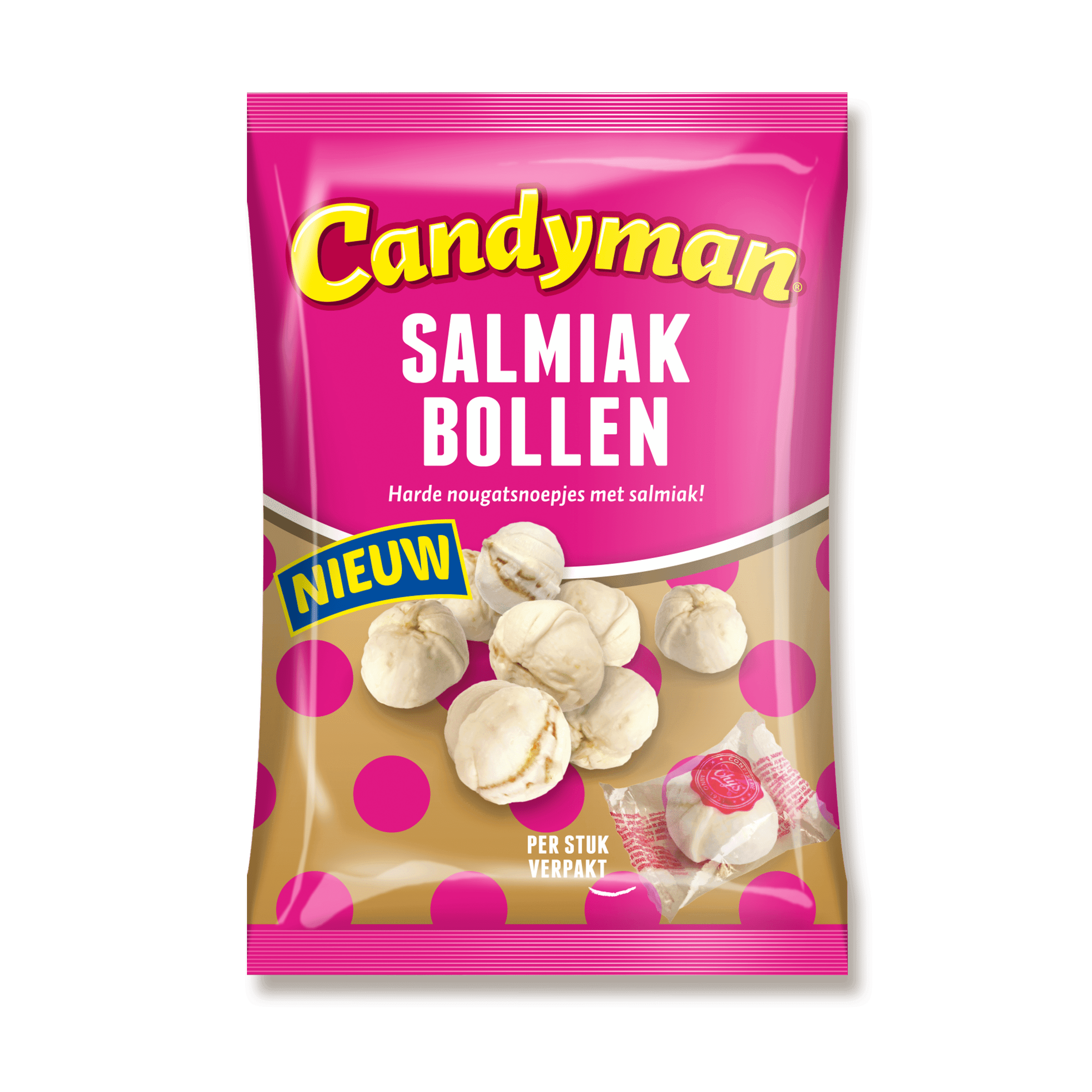 Candyman Salmiak bollen