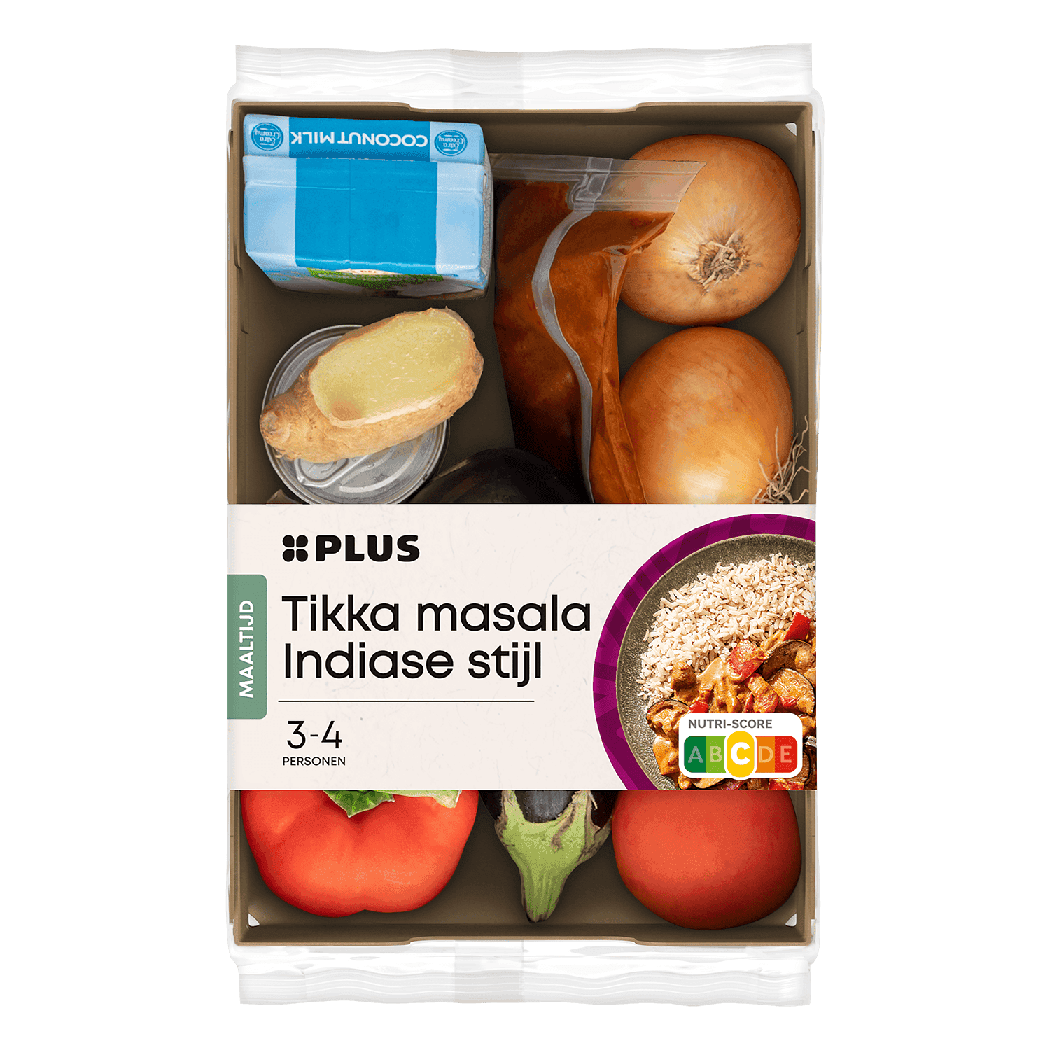 PLUS Indiase Tikka masala