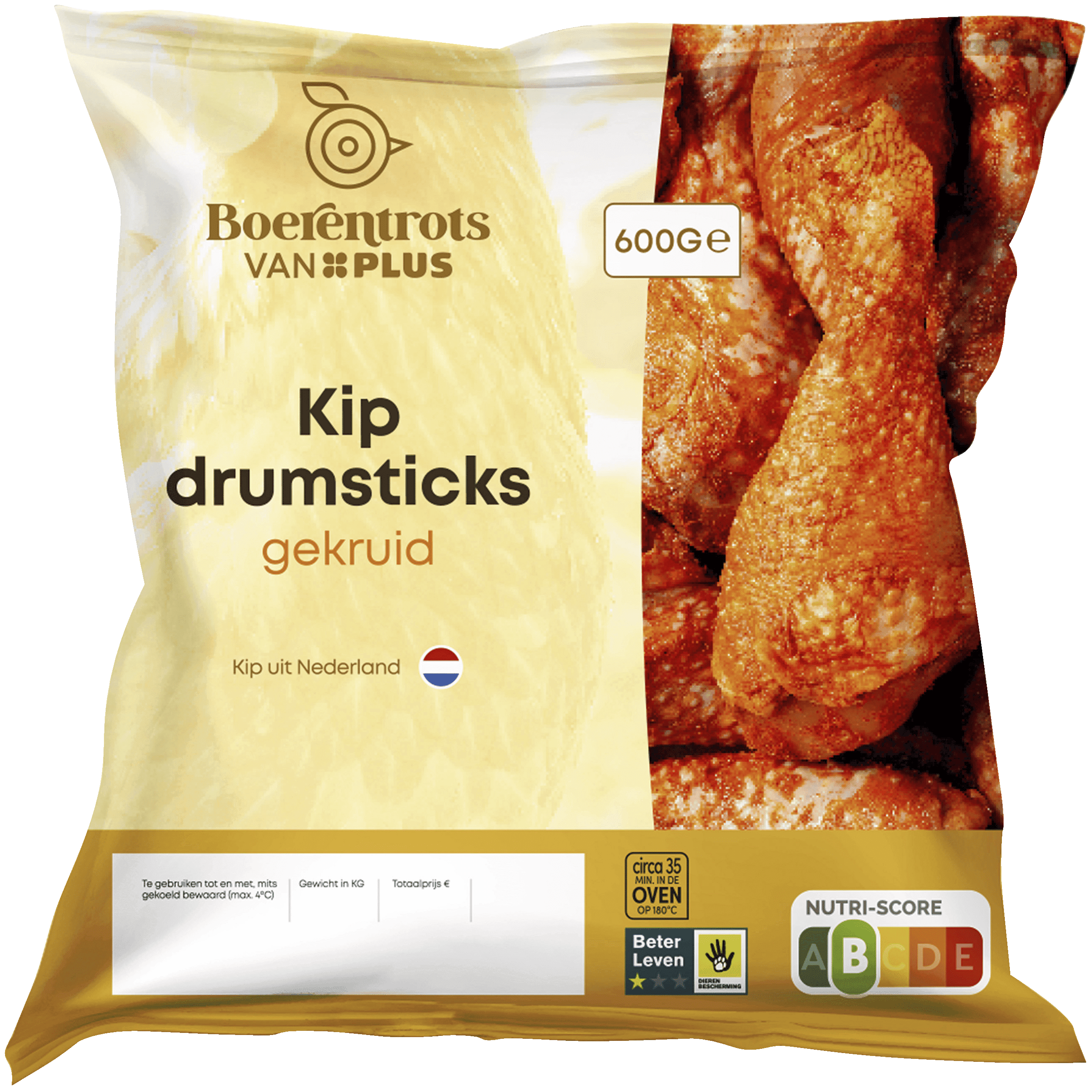 PLUS Boerentrots Kipdrumsticks gekruid