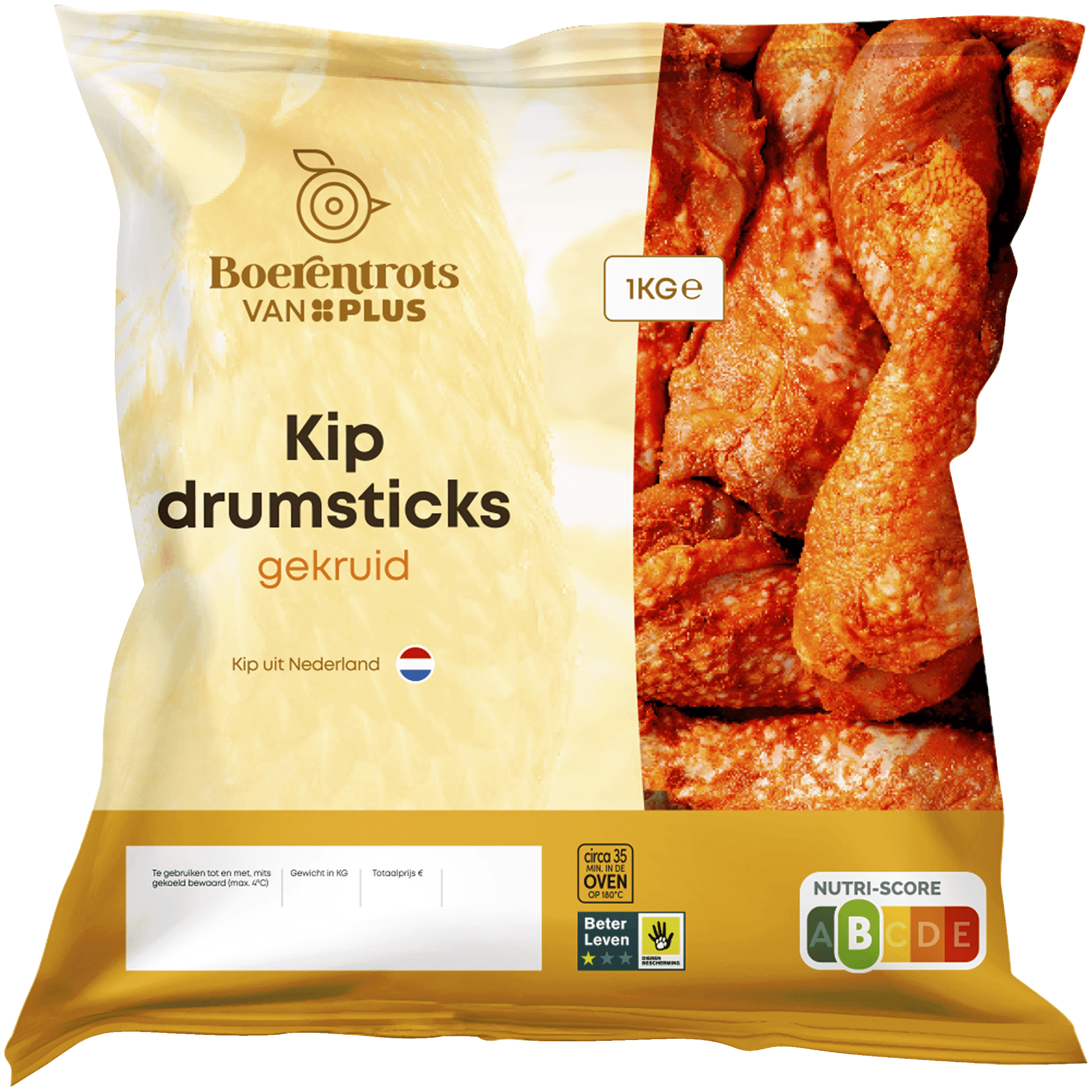 PLUS Boerentrots Kipdrumsticks gekruid VDV