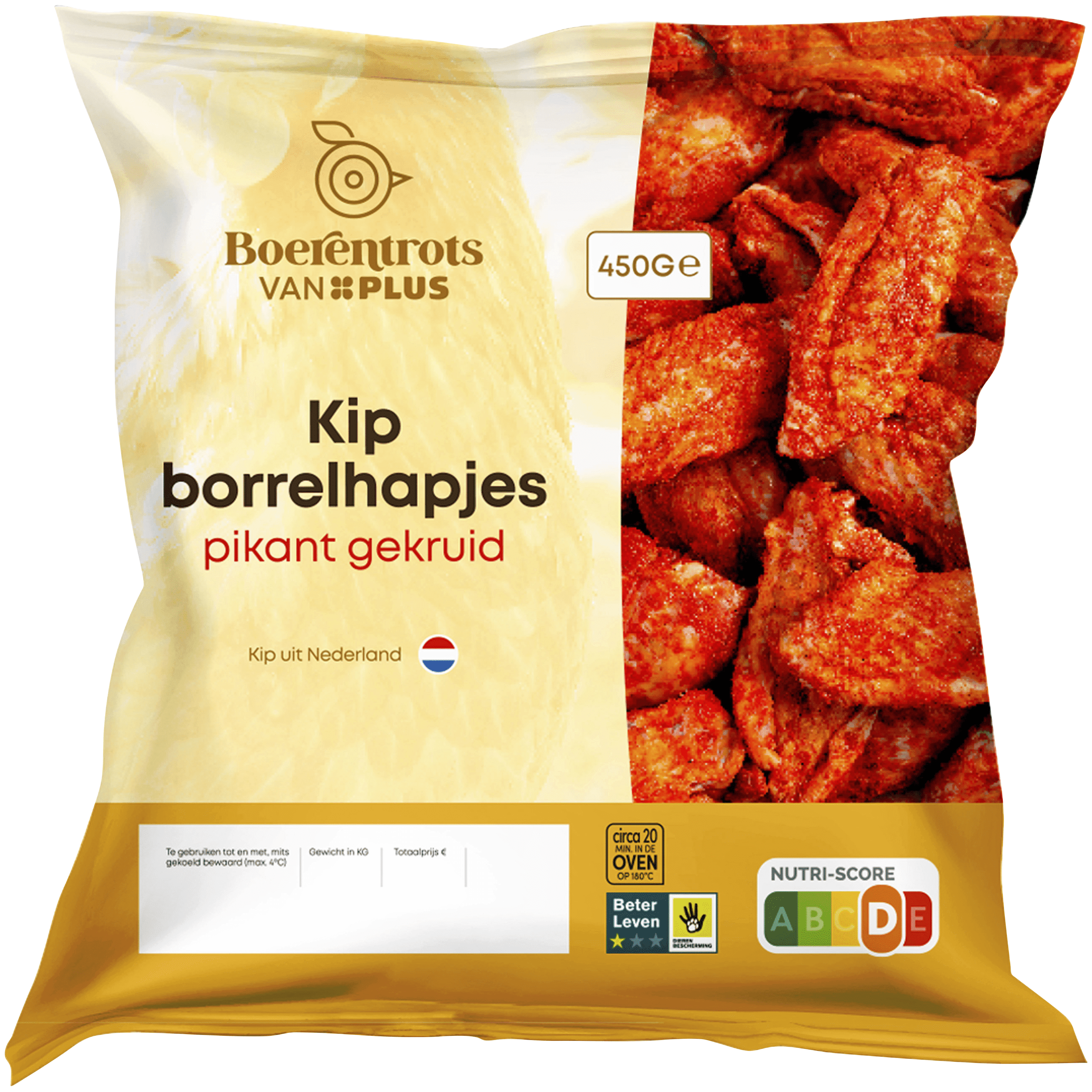 PLUS Boerentrots Kipborrelhapjes pikant
