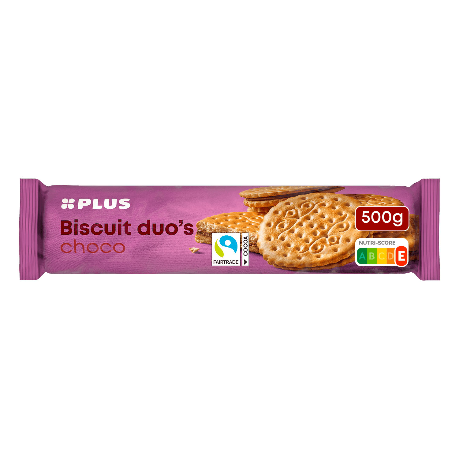 PLUS Biscuit duo's cacao Fairtrade