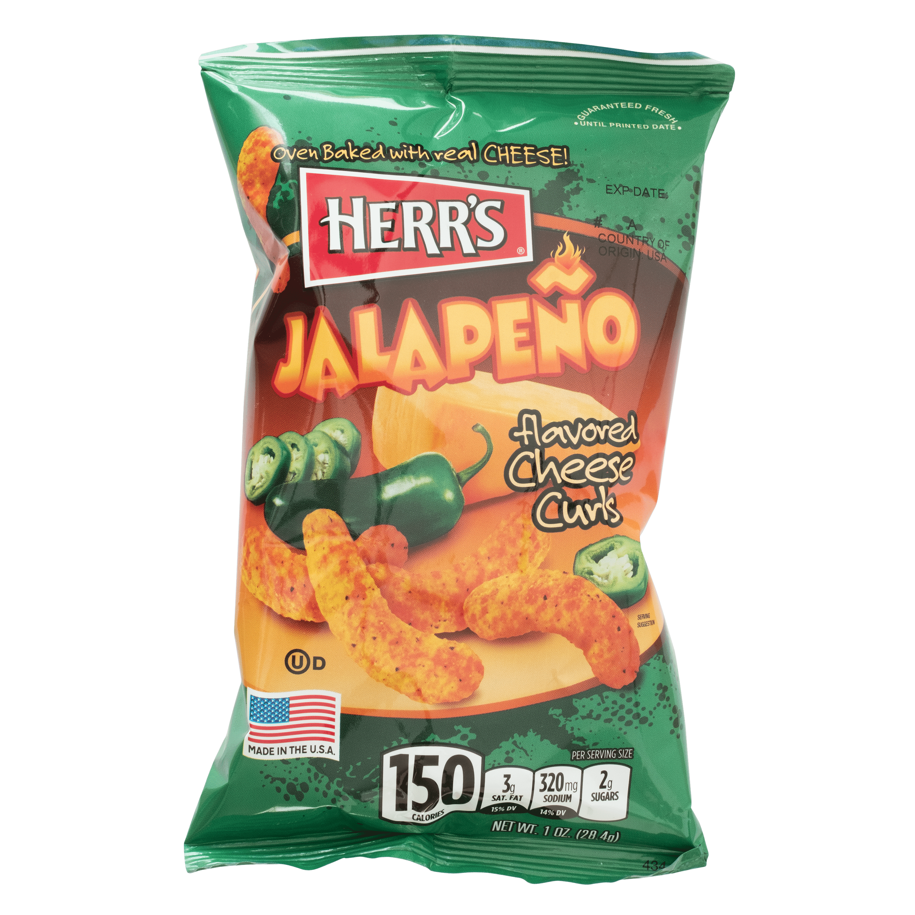 Herr's Jalapeño Cheese curls