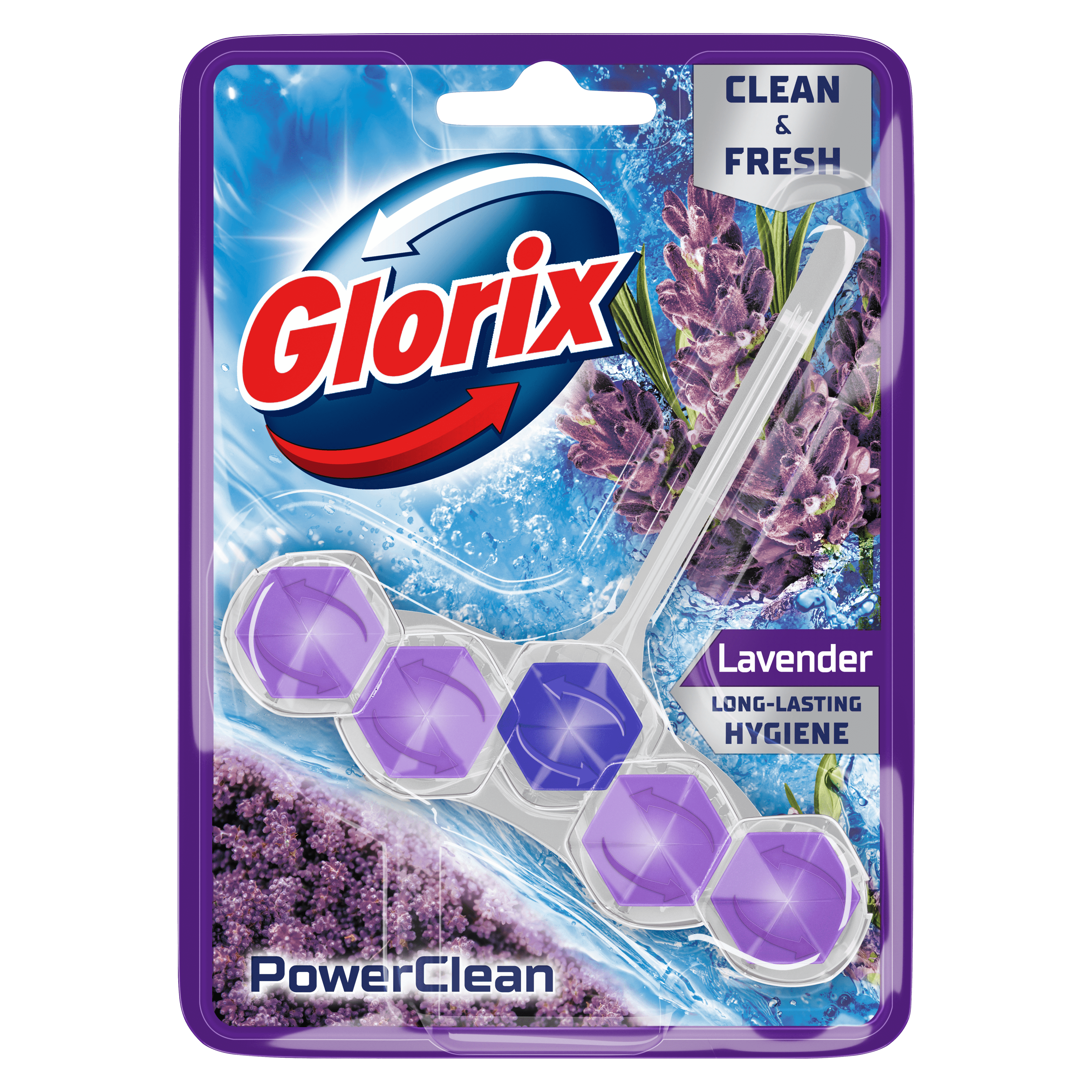 Glorix Toiletblok lavendel