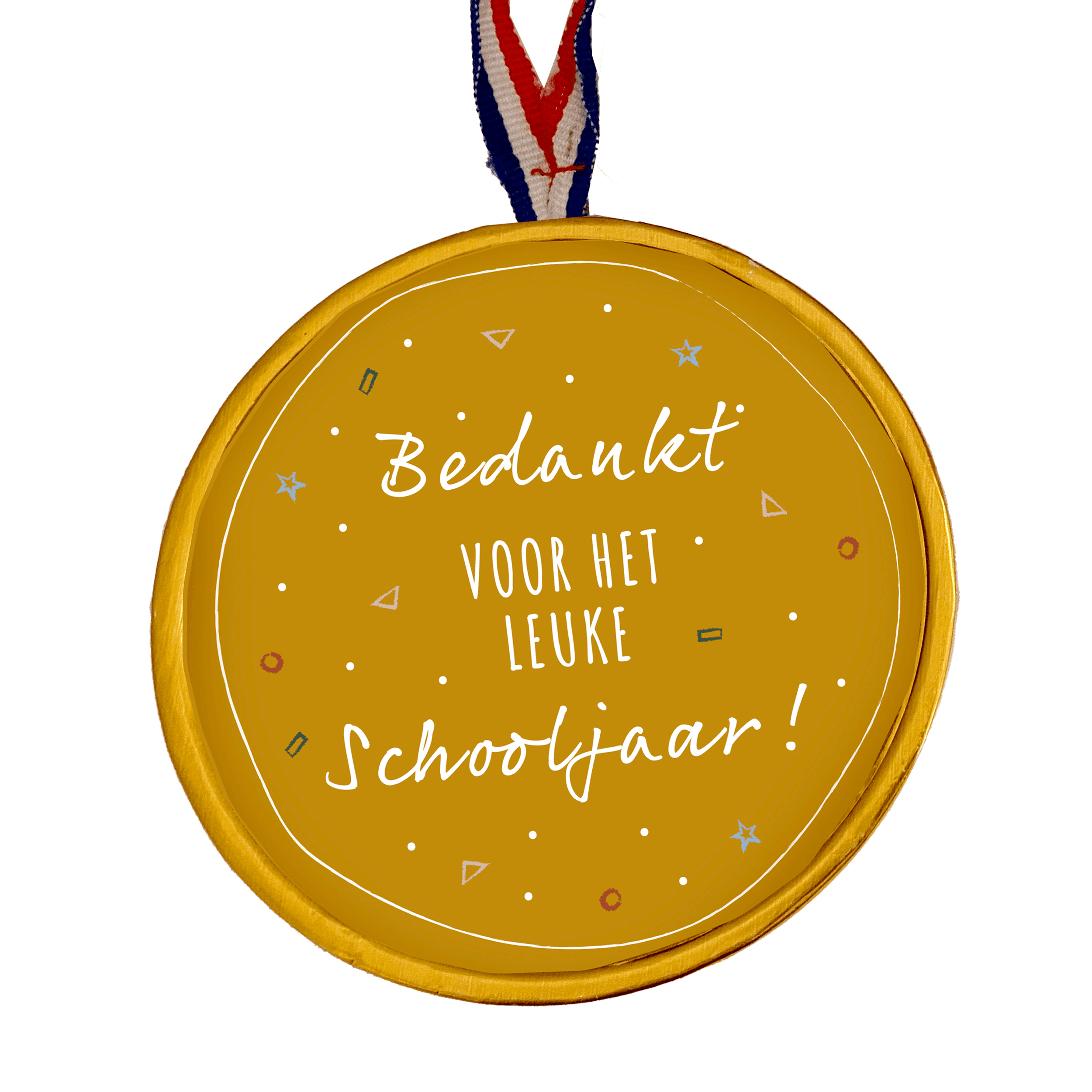 ABS Sweets Medaille "Bedankt voor leuke schooljaa